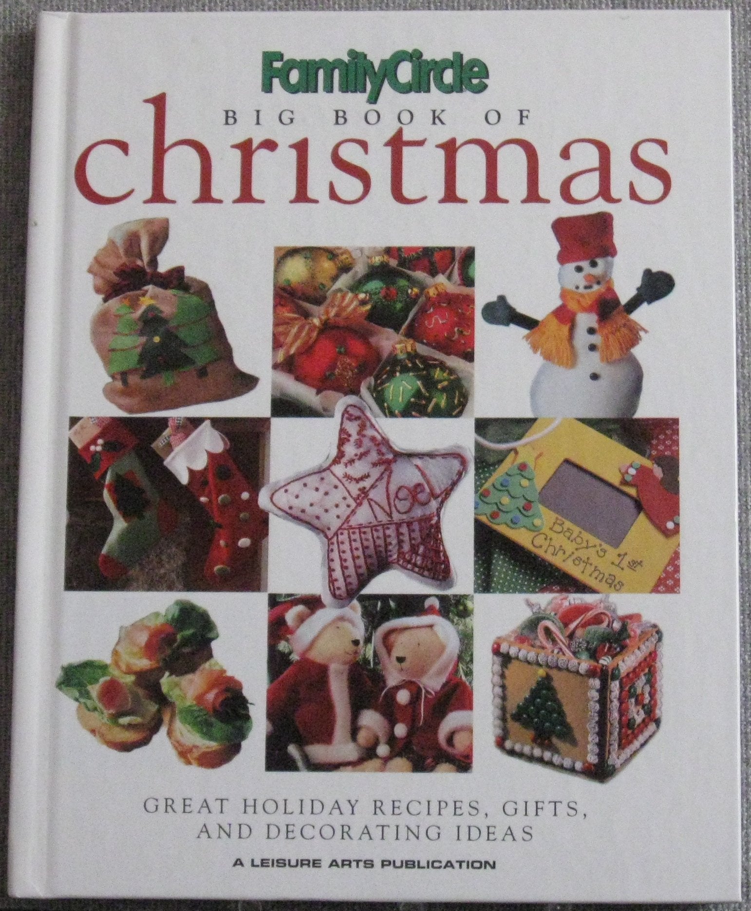 Family Circle Big Book Of Christmas (Book 2): Great Holiday Recipes, Gifts, And Decorating Ideas,Used
