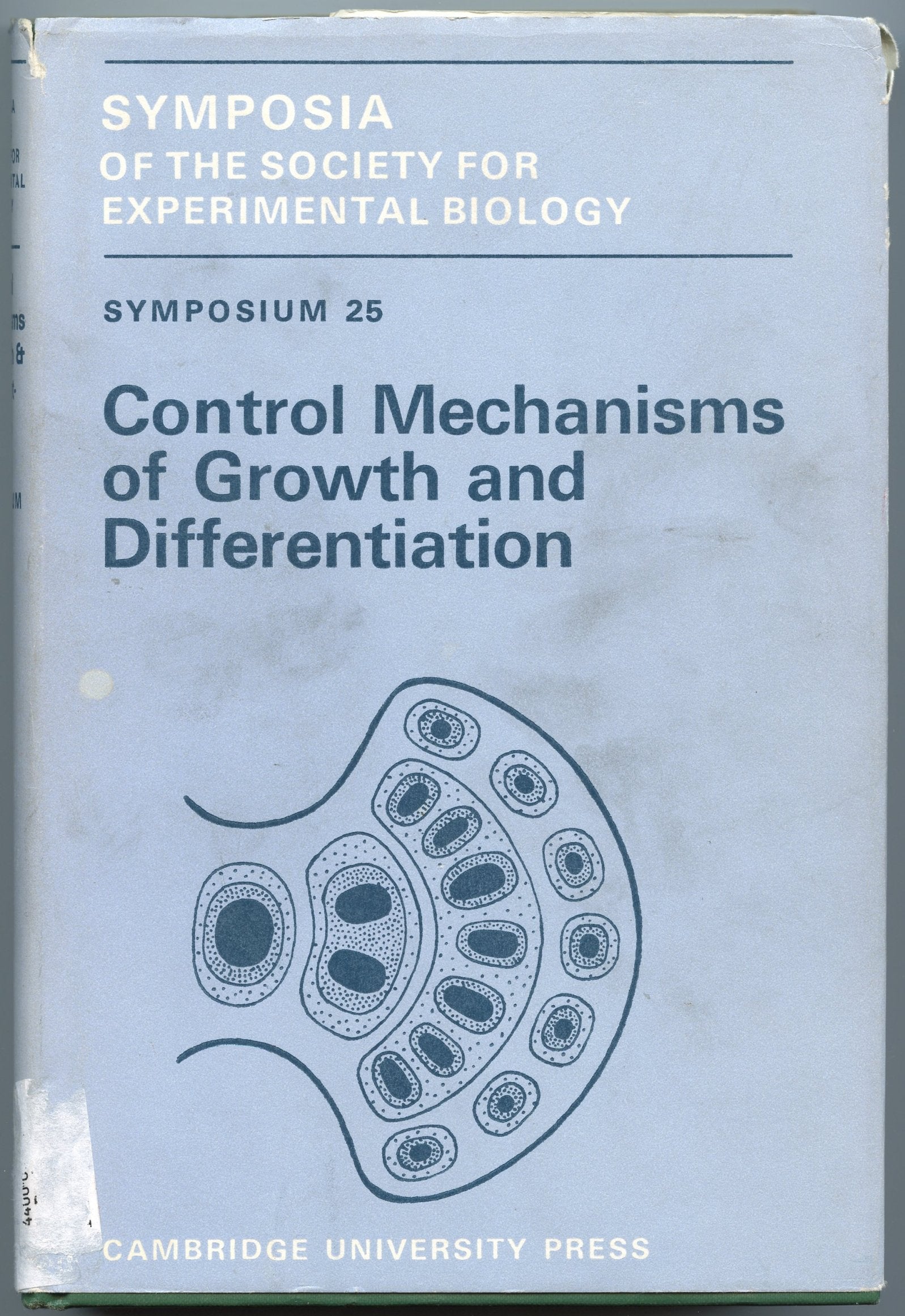 Control Mchnsms Growth Difftn (Society for Experimental Biology Symposia),Used
