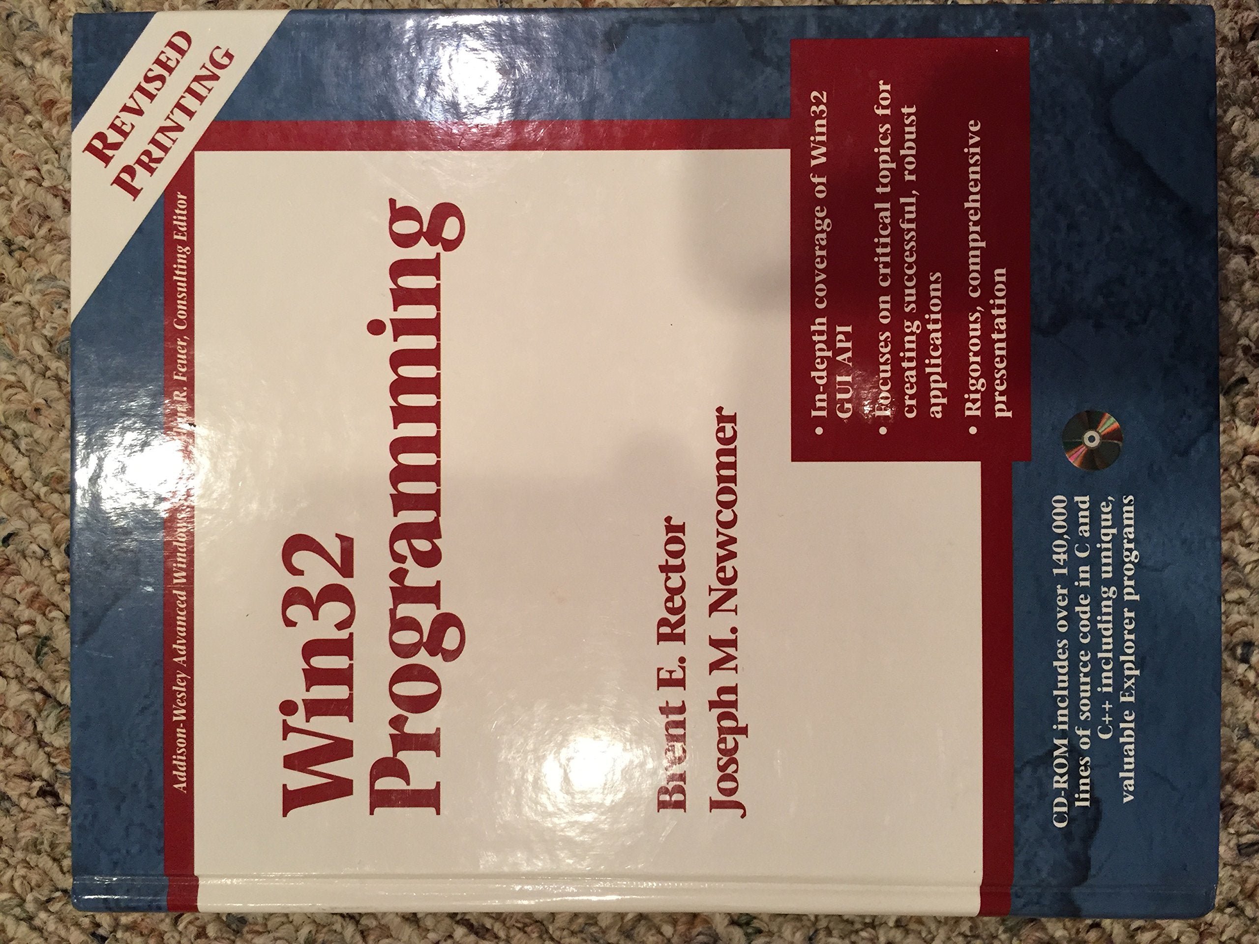 Win32 Programming (AddisonWesley Advanced Windows Series)(2 Vol set),Used