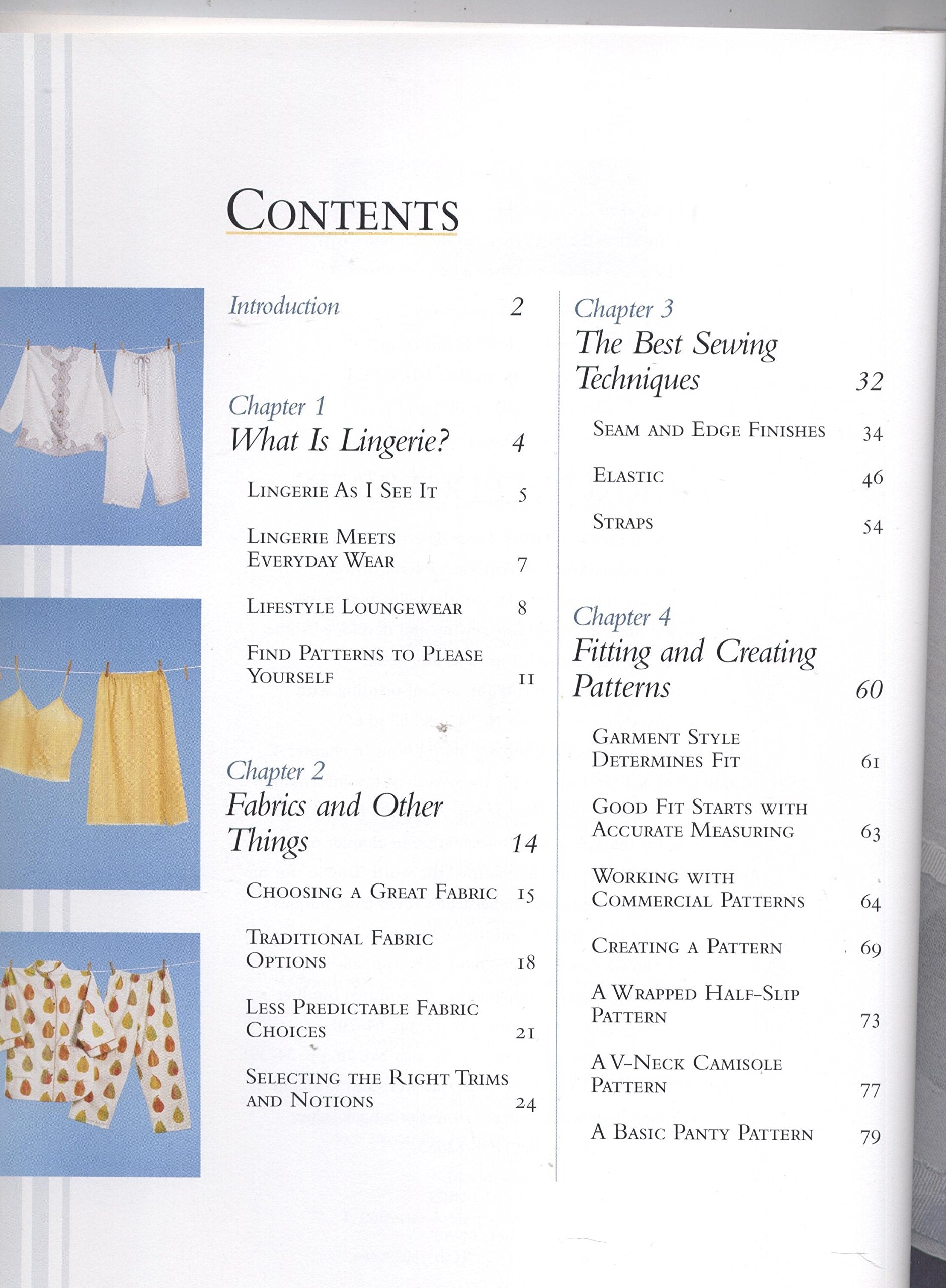 Sewing Lingerie That Fits: Stylish Underwear, Sleepwear And Loungewear For Everyday Living,New