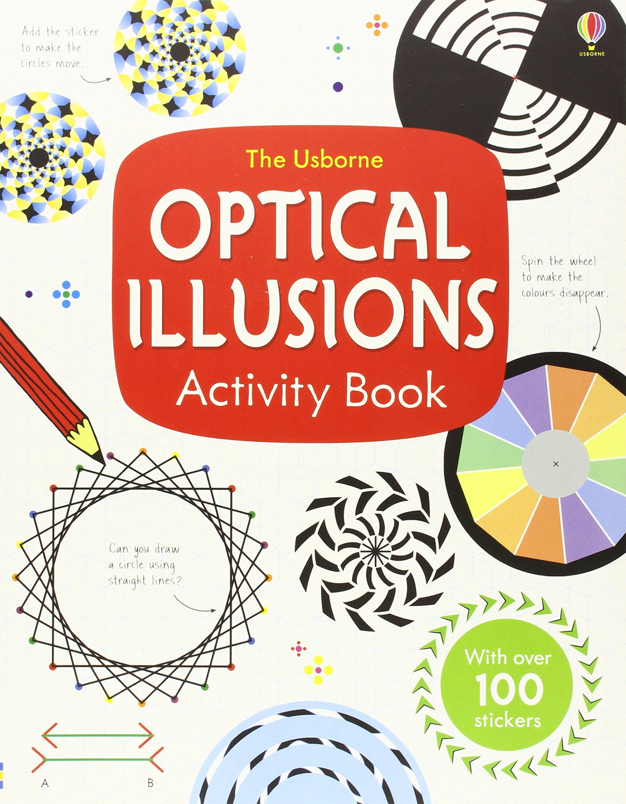Optical Illusions Activity Book,Used