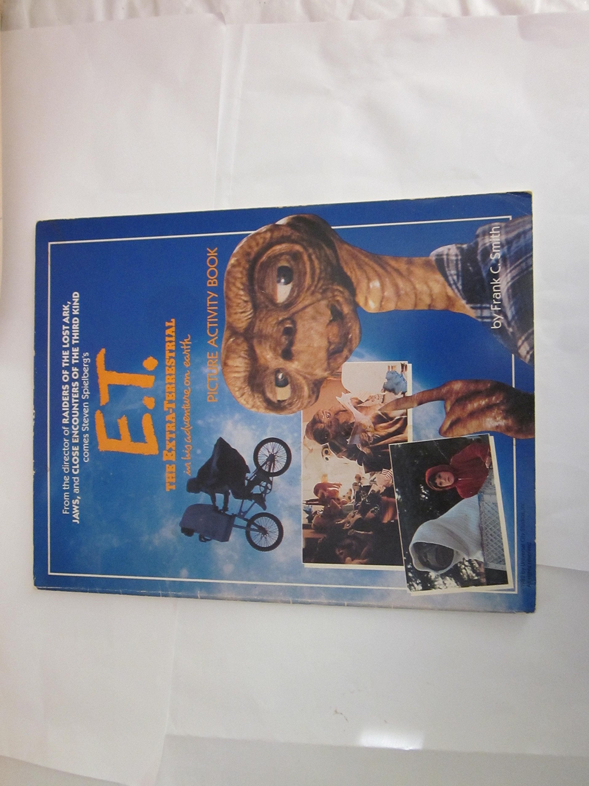 E.T. Extraterrestrial Picture Activity Book,Used
