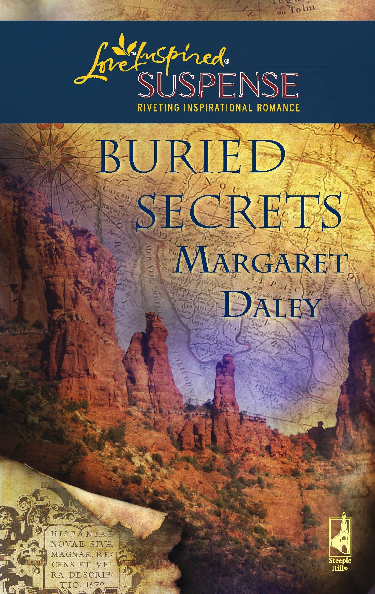 Buried Secrets (Heart of the Amazon Series #2) (Steeple Hill Love Inspired Suspense #72),Used