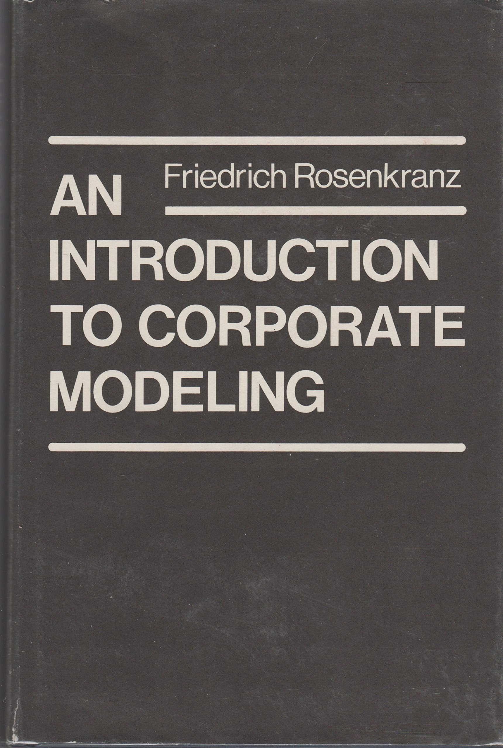An Introduction to Corporate Modeling,Used