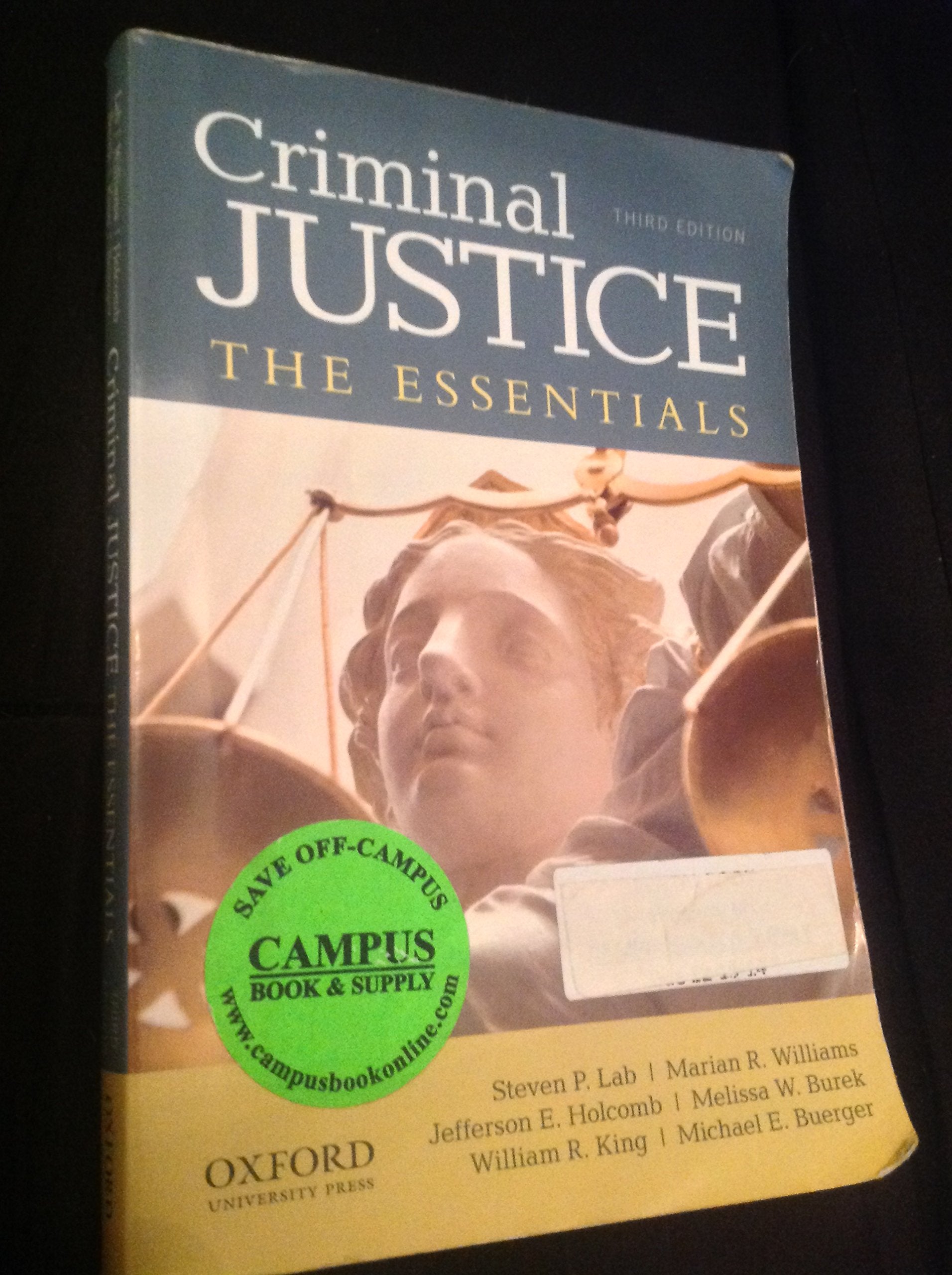 Criminal Justice: The Essentials,New