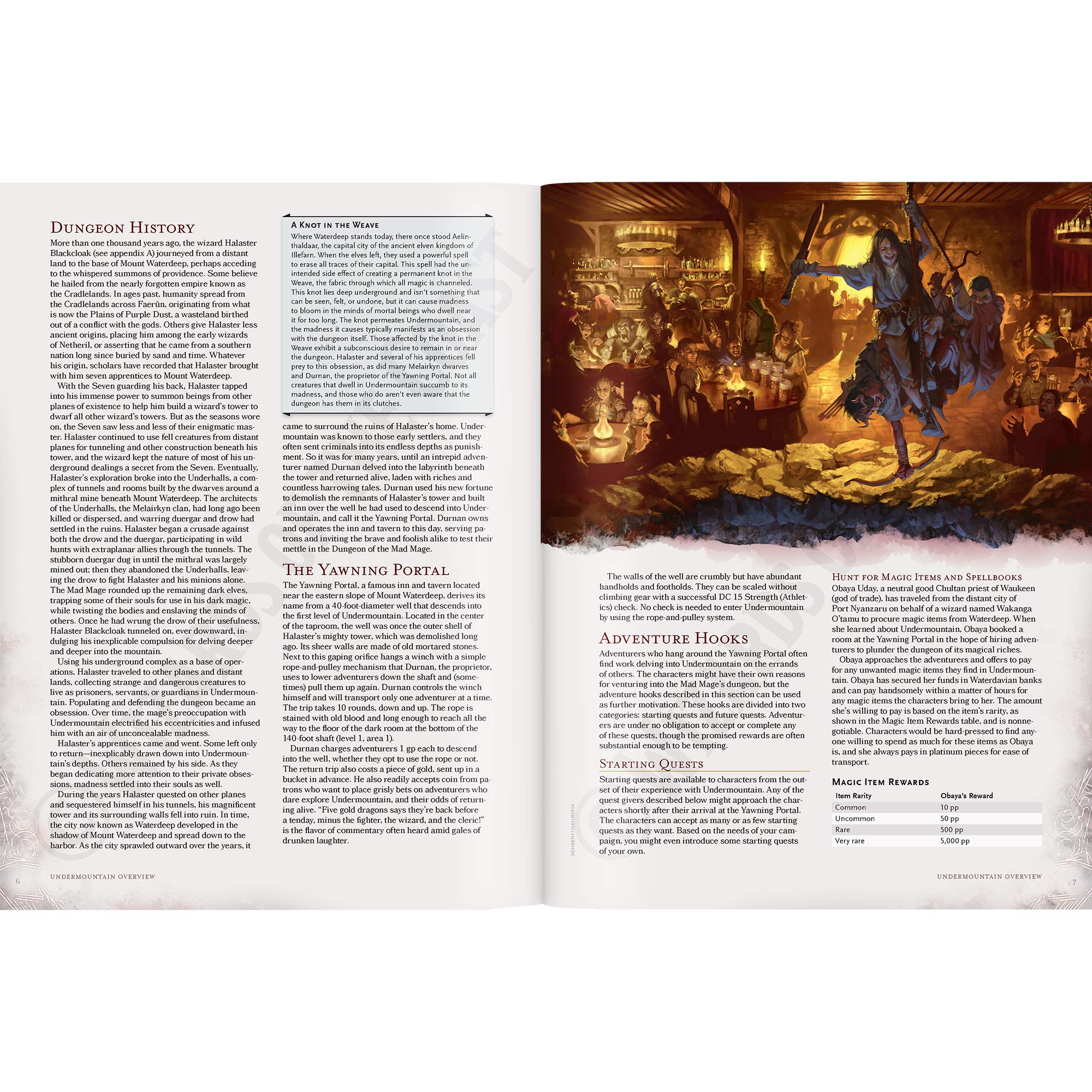 Dungeons & Dragons Waterdeep: Dungeon Of The Mad Mage (Adventure Book, D&D Roleplaying Game),Used
