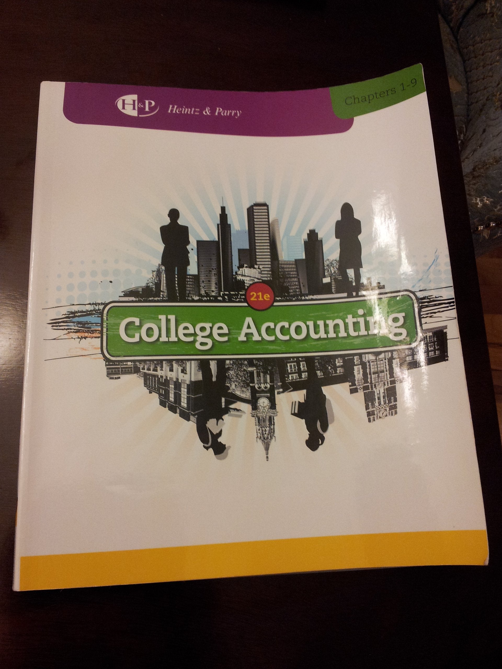 College Accounting, Chapters 19 (New In Accounting From Heintz And Parry)