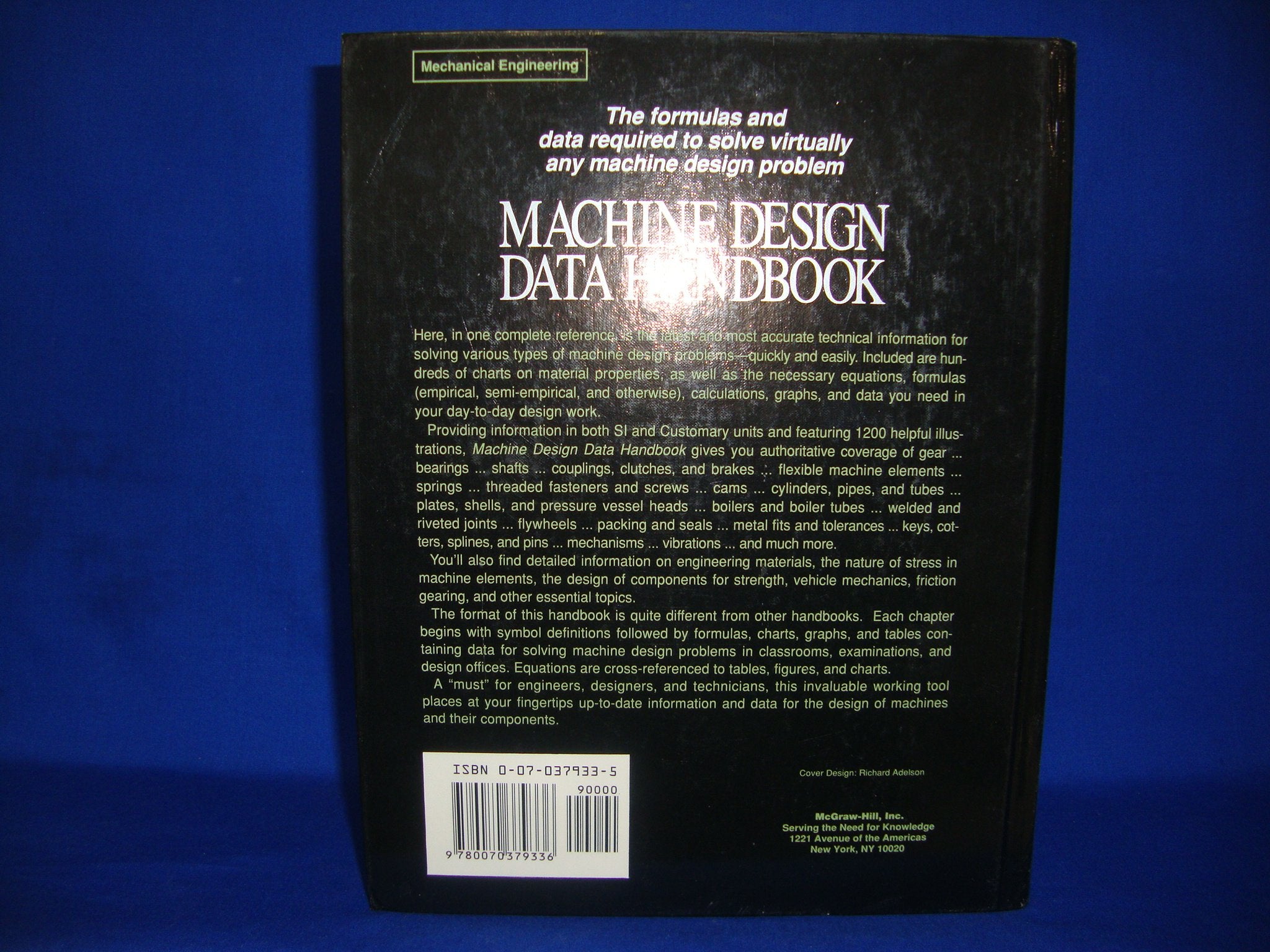 Machine Design Data Handbook,Used