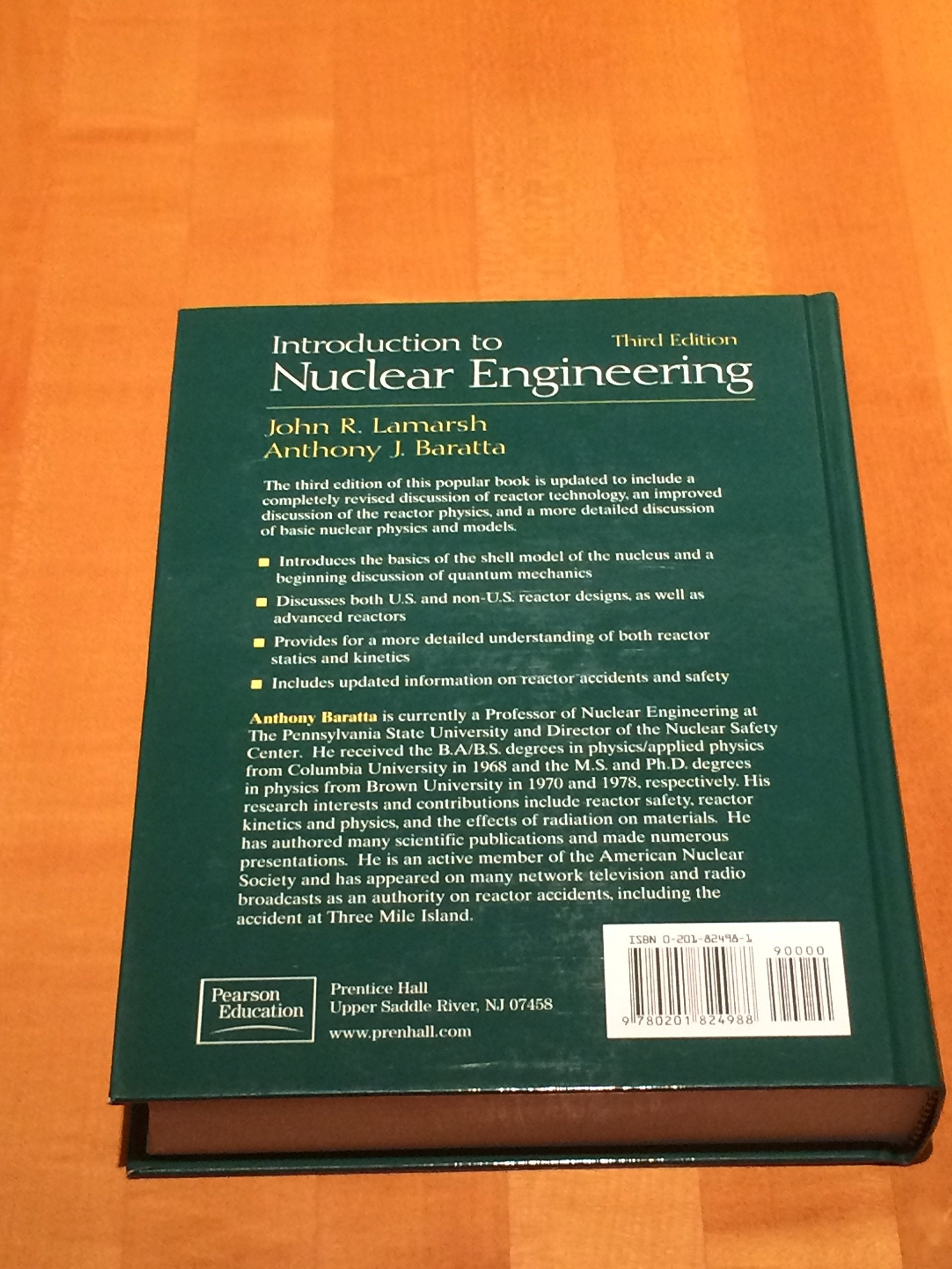 Introduction to Nuclear Engineering,New