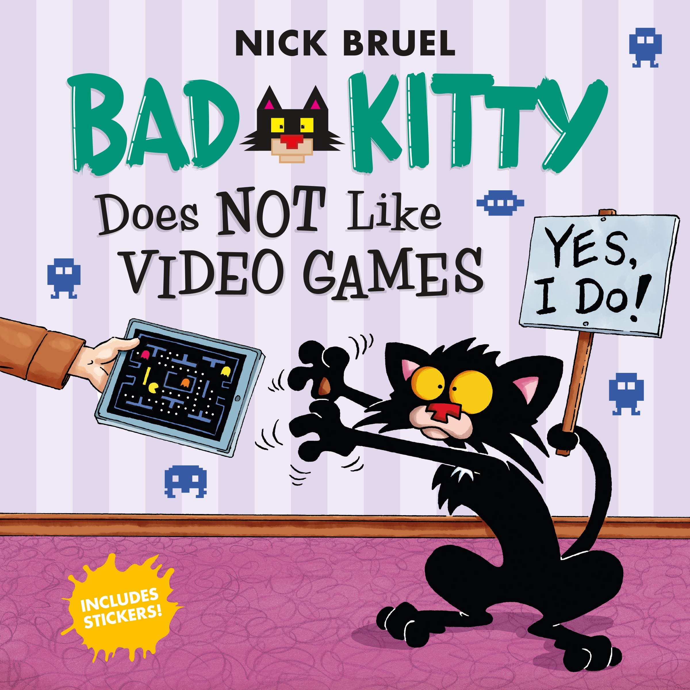 Bad Kitty Does Not Like Video Games: Includes Stickers,Used