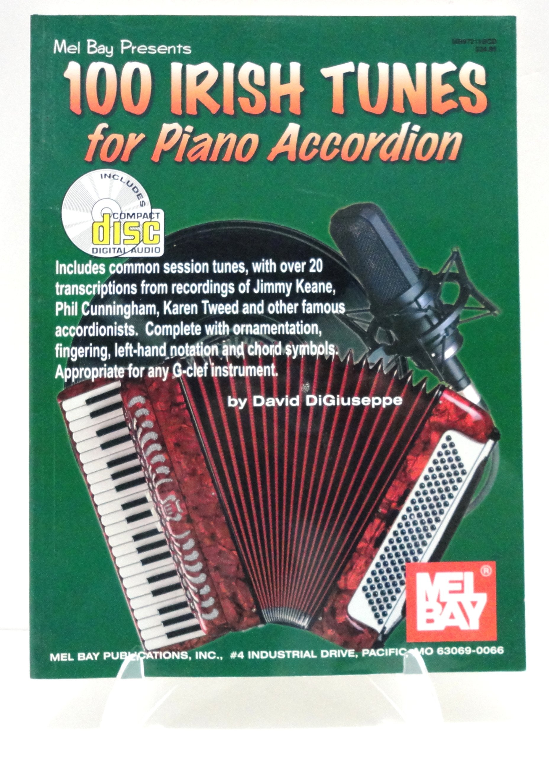 100 Irish Tunes for Piano Accordion,Used