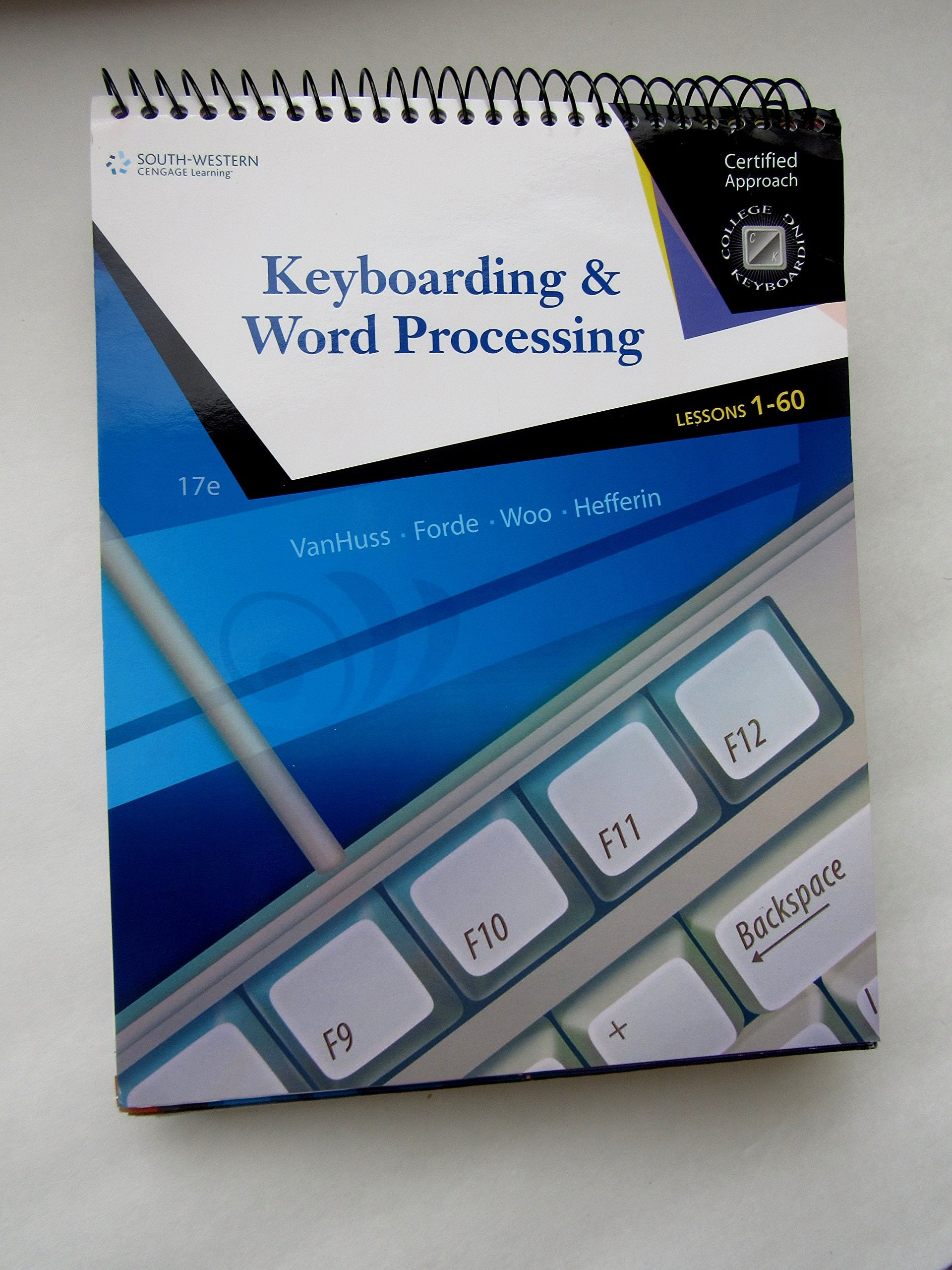 Keyboarding & Word Processing, Lessons 160,Used