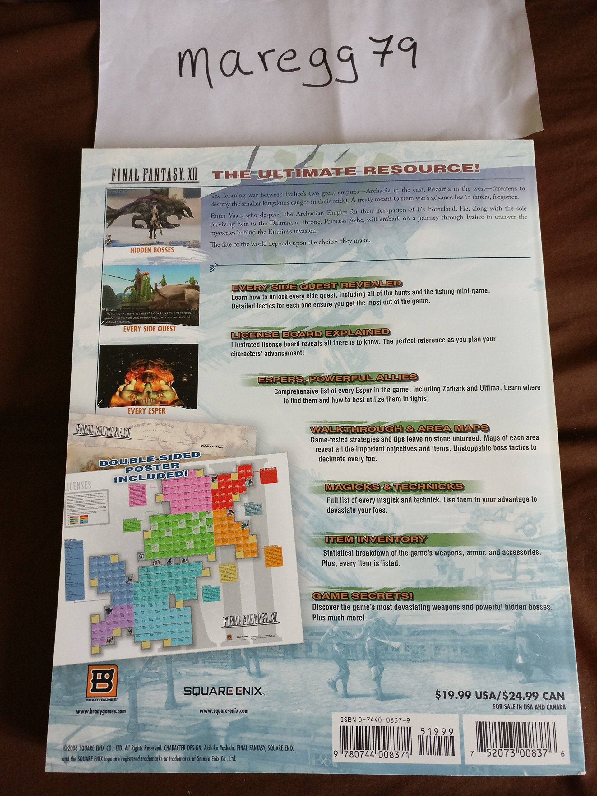 Final Fantasy Xii Signature Series Guide,Used