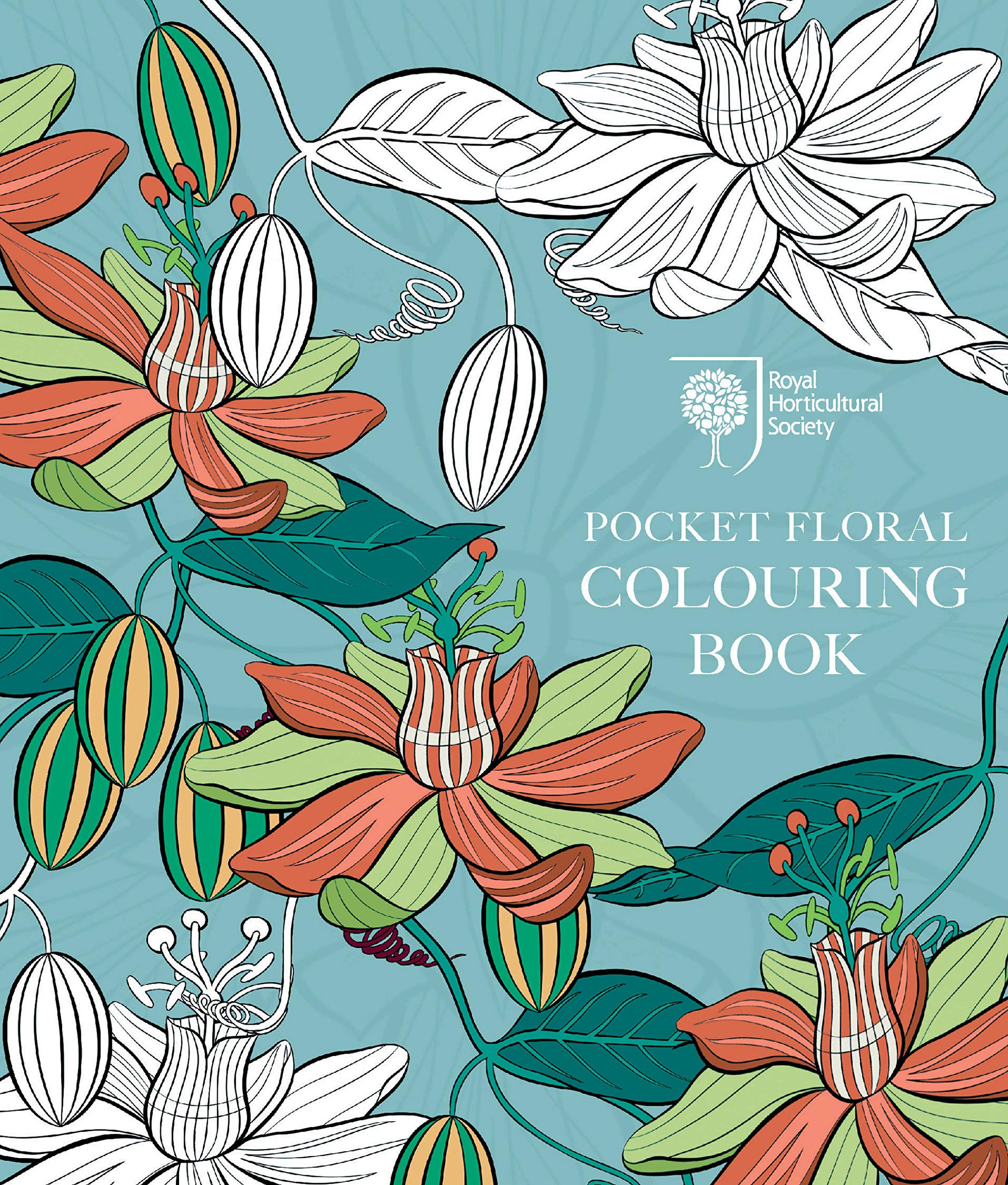 Rhs Pocket Floral Colouring Book
