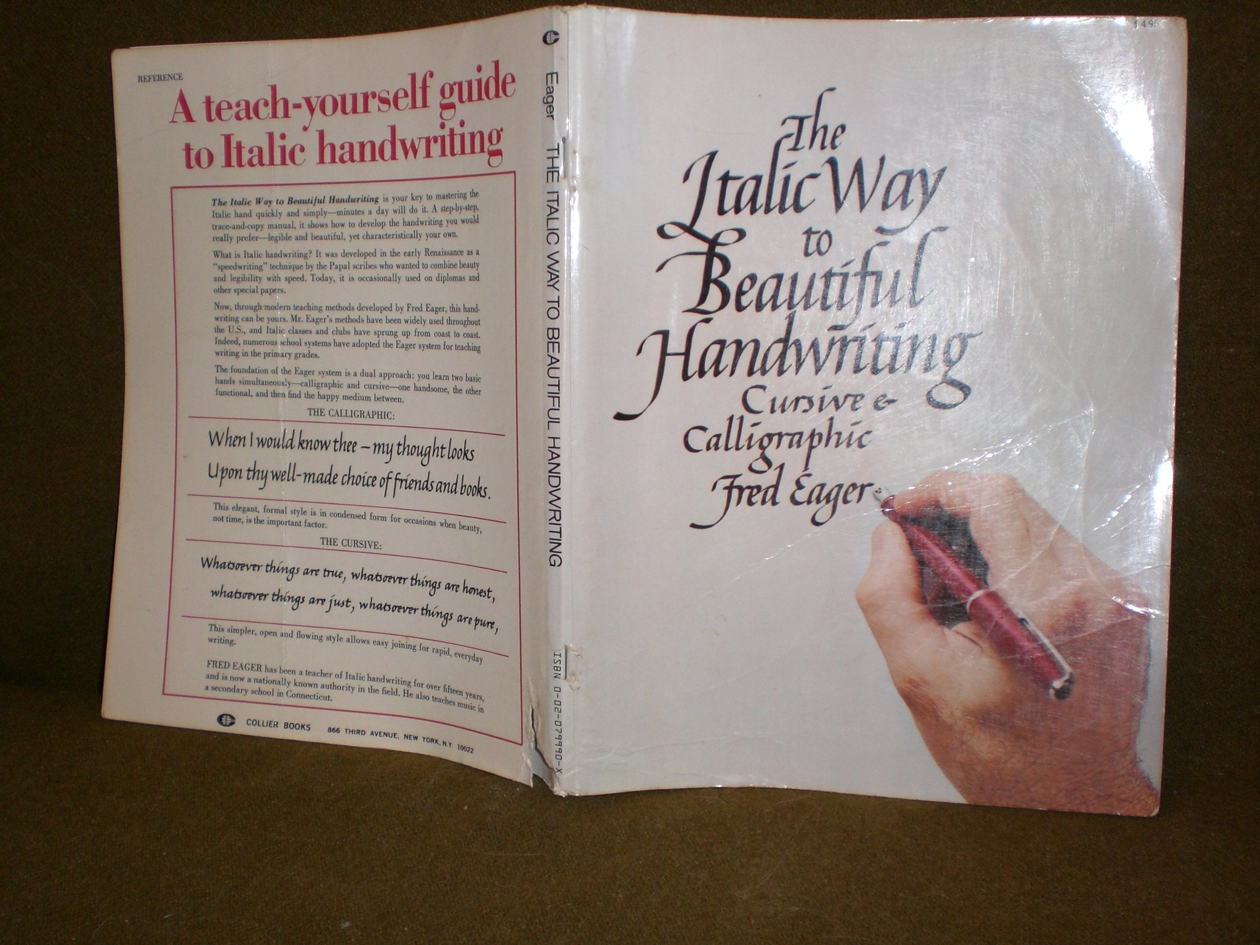 The Italic Way To Beautiful Handwriting: Cursive And Calligraphic,Used