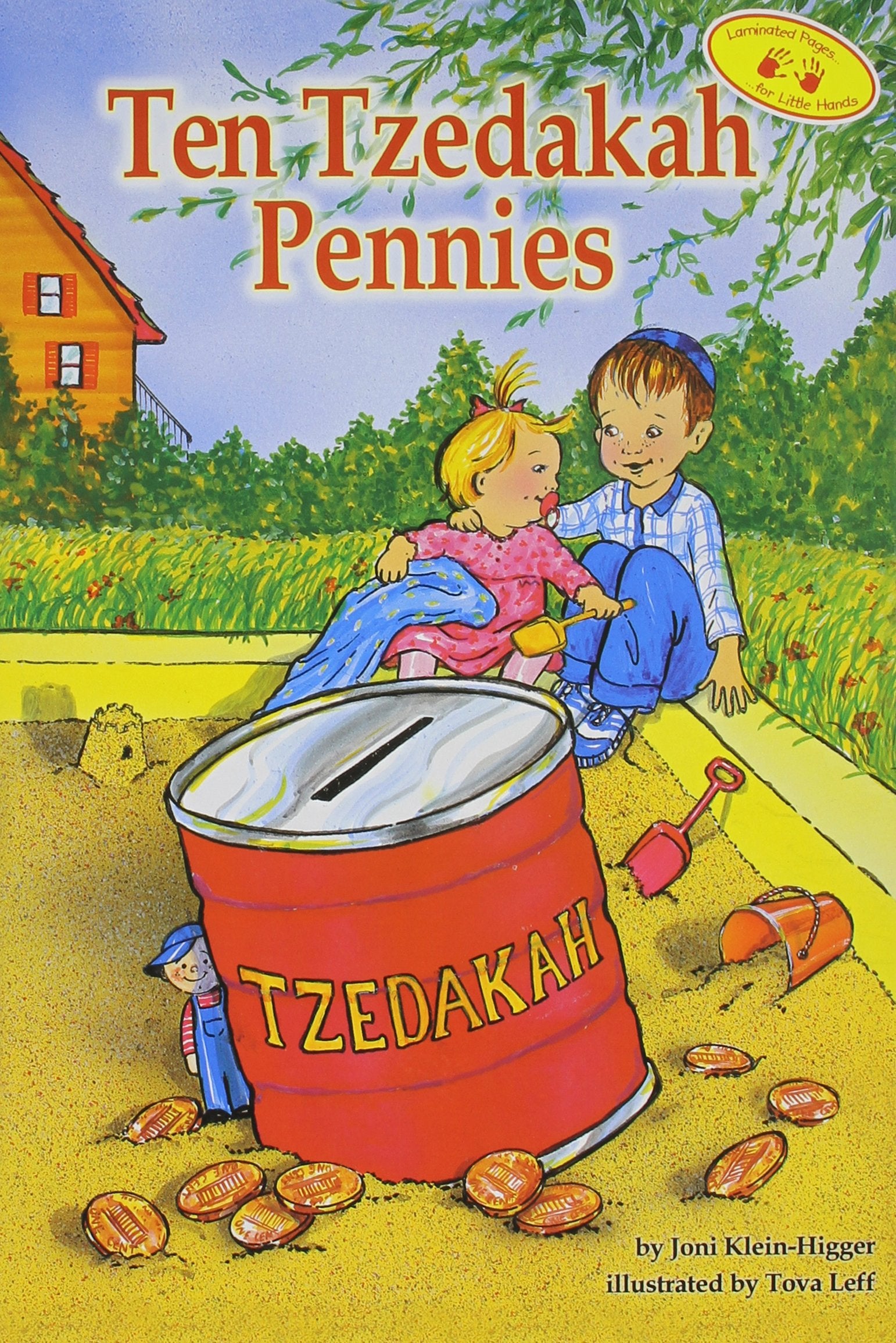 Ten Tzedakah Pennies,Used