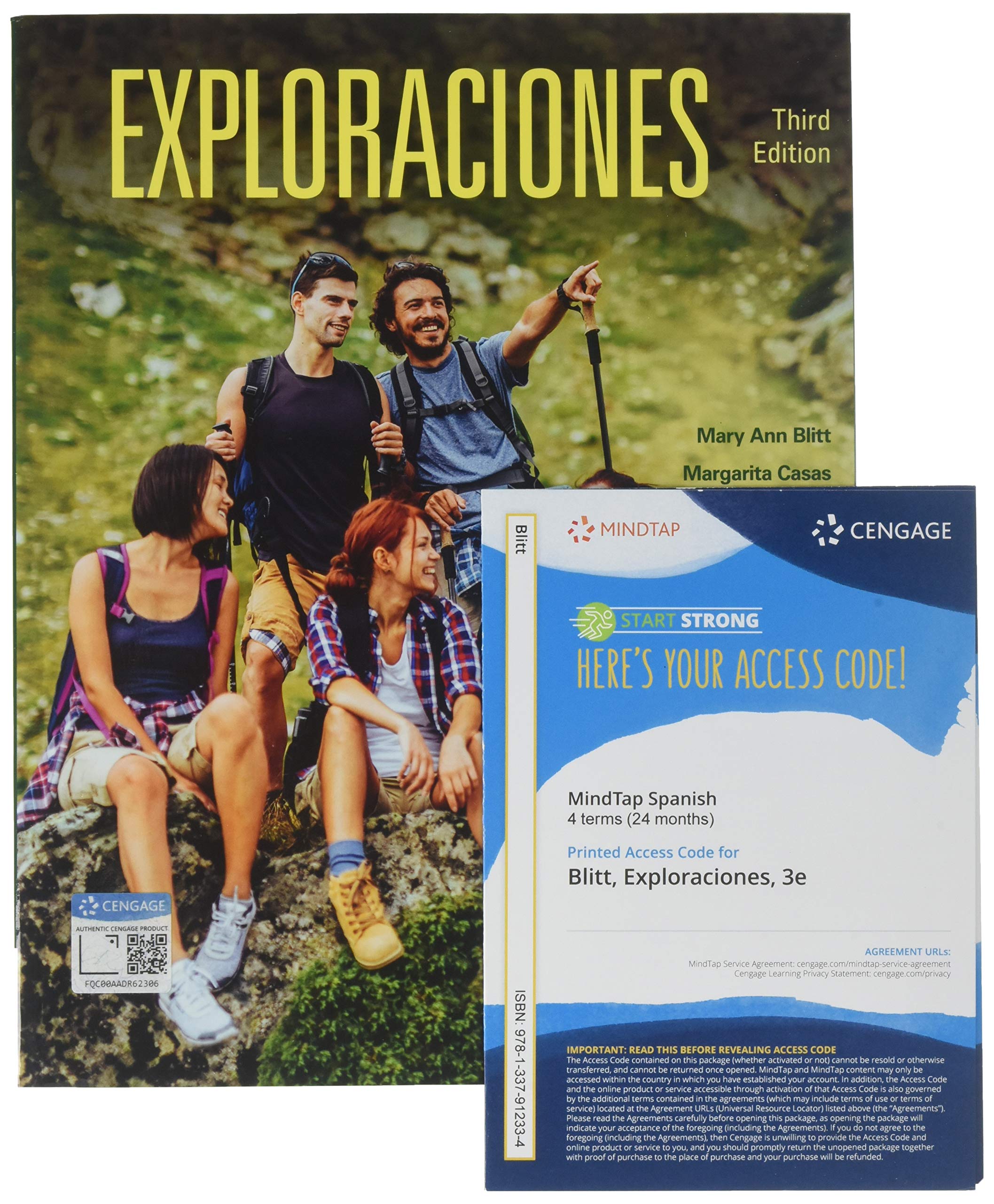 Bundle: Exploraciones, 3Rd + Mindtap, 4 Terms Printed Access Card