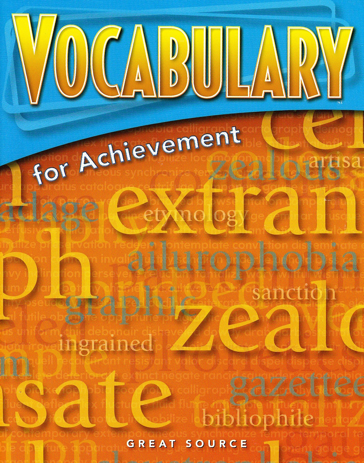 Student Edition Grade 7 2006: First Course (Great Source Vocabulary for Achievement),New