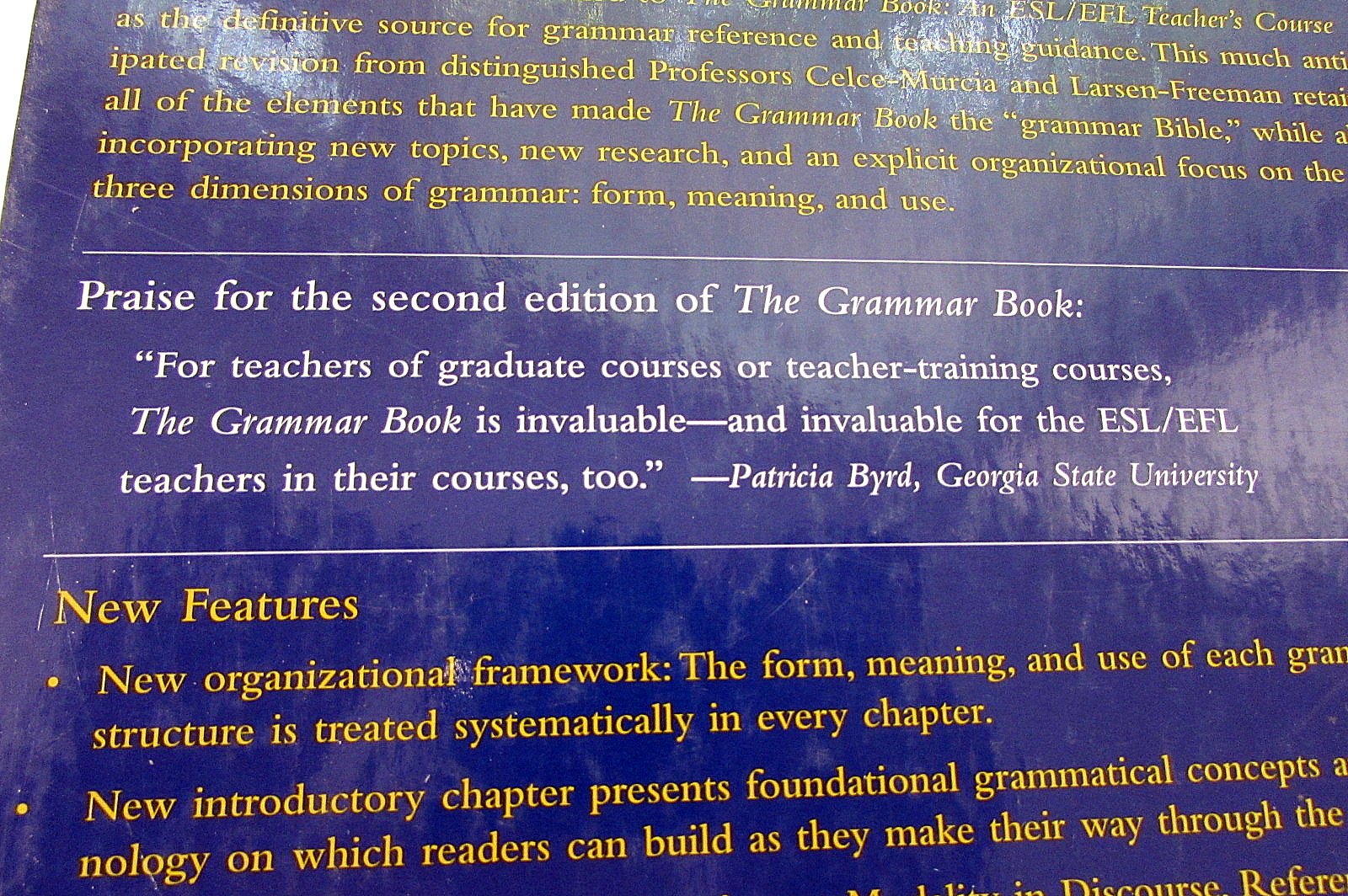 The Grammar Book: An ESL/EFL Teacher's Course, Second Edition,Used