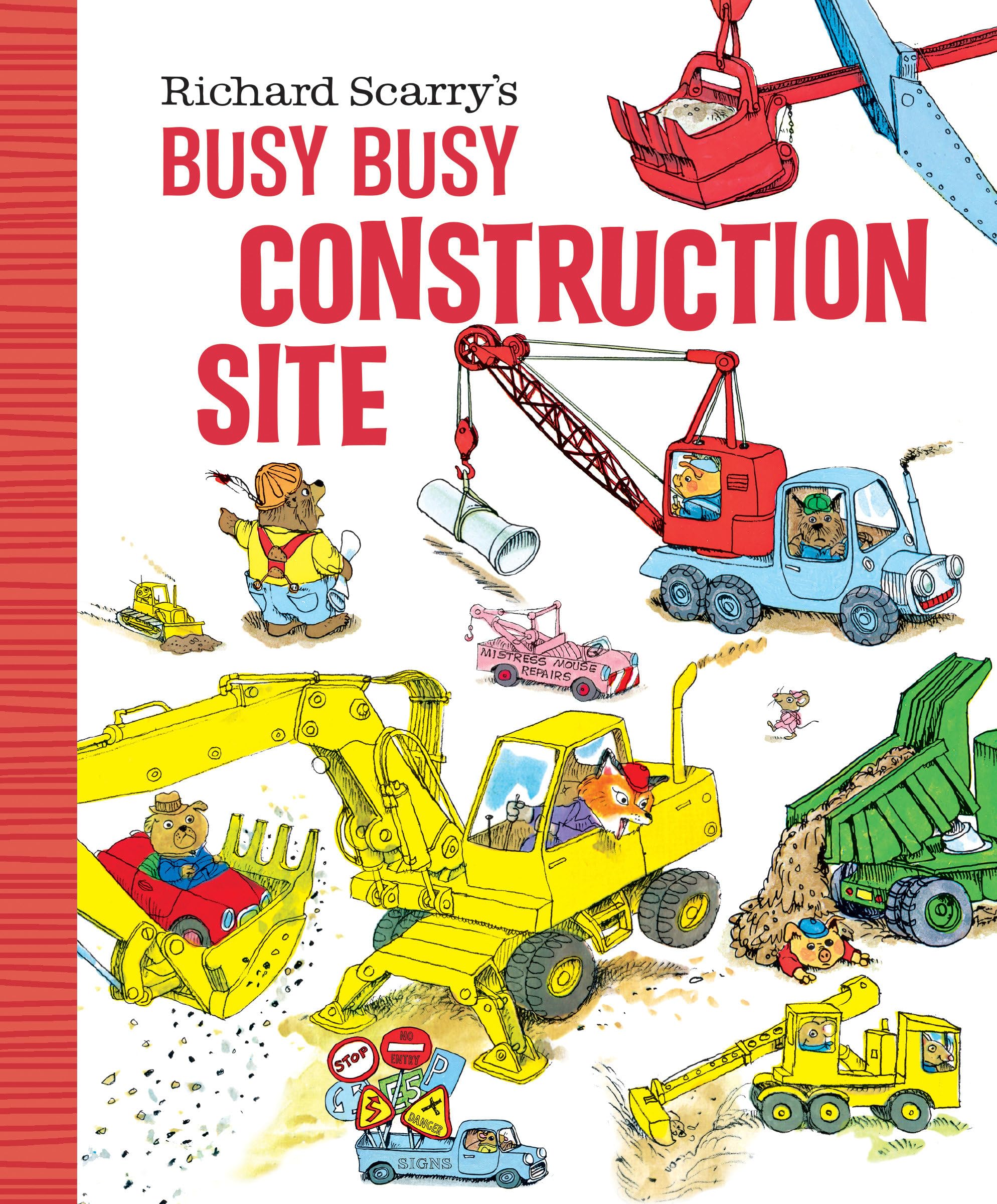 Richard Scarry's Busy Busy Construction Site (Richard Scarry's BUSY BUSY Board Books),Used