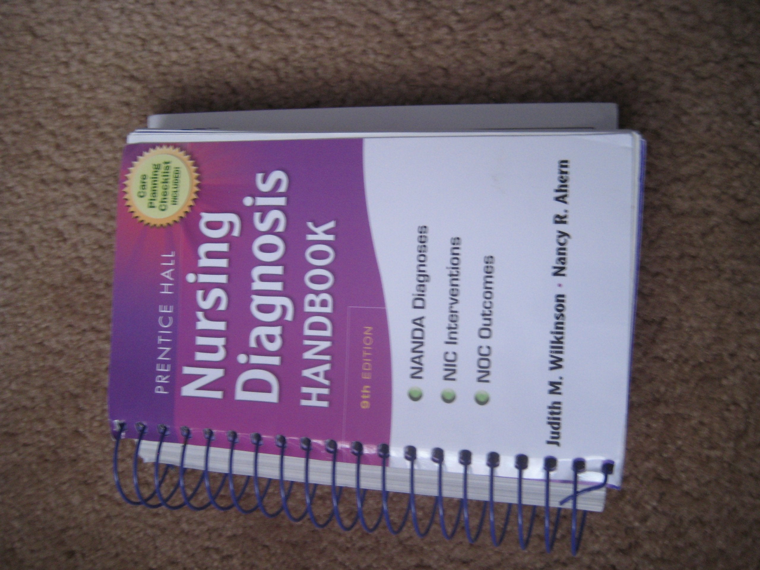 Prentice Hall Nursing Diagnosis Handbook With Nic Interventions And Noc Outcomes