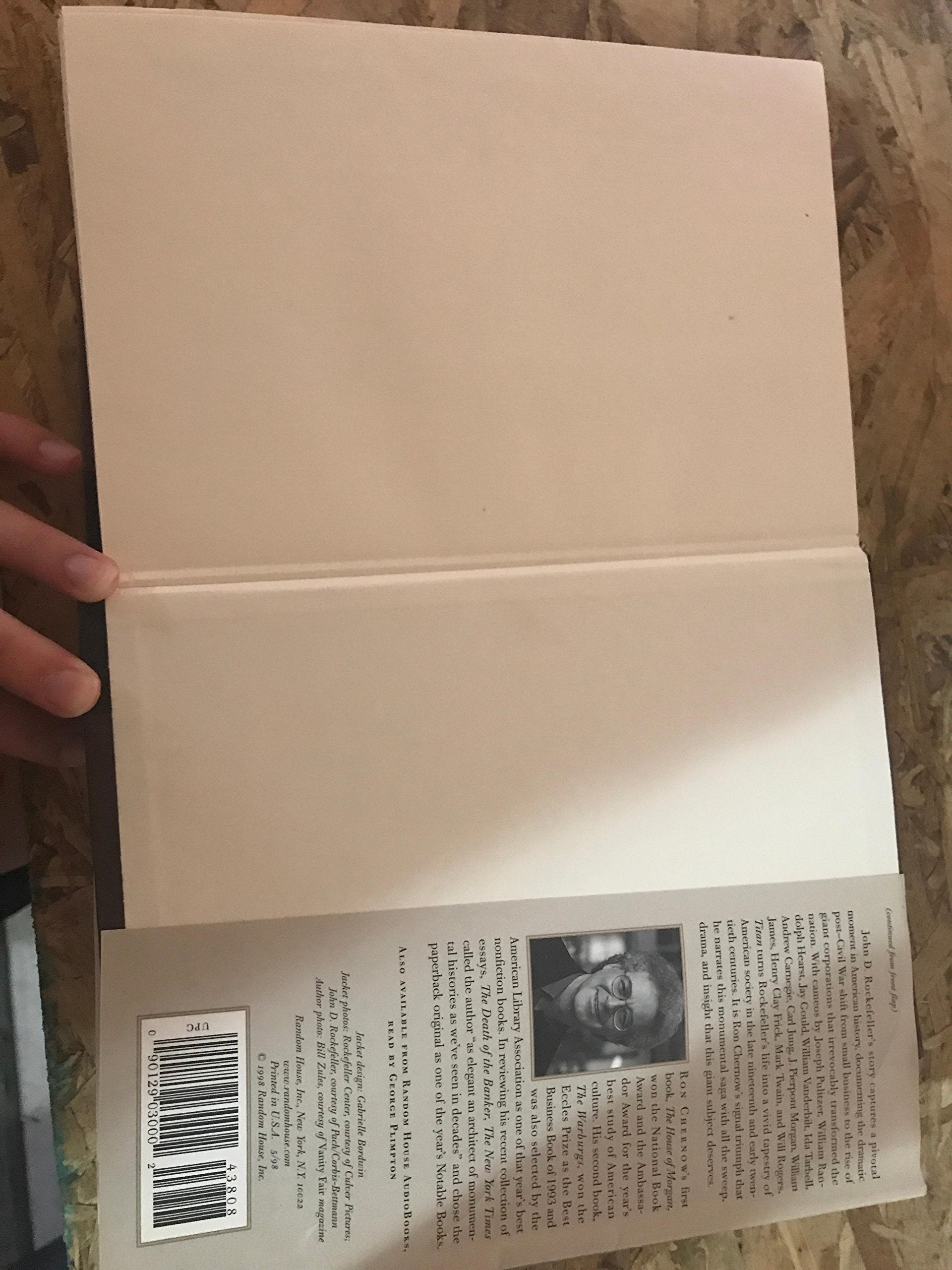 Titan: The Life of John D. Rockefeller, Sr.,New