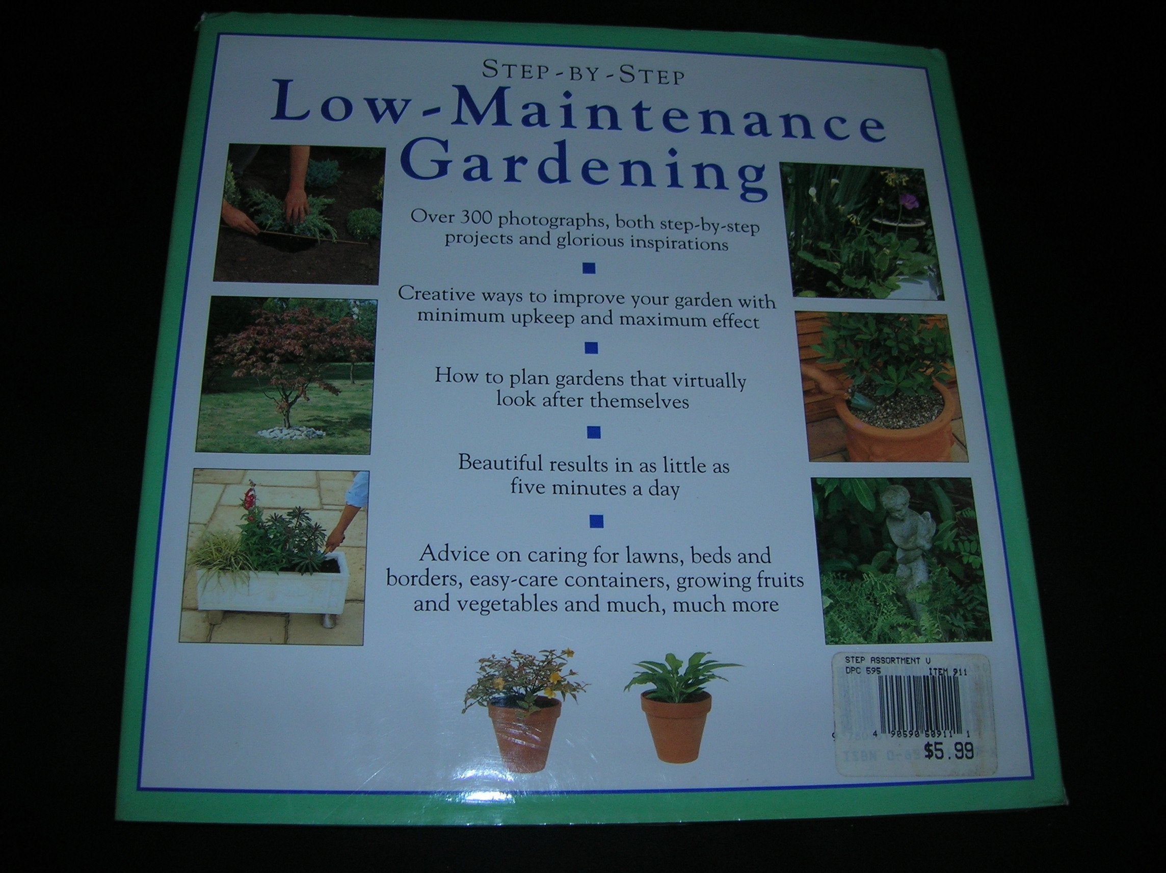 StepByStep LowMaintenance Gardening,Used