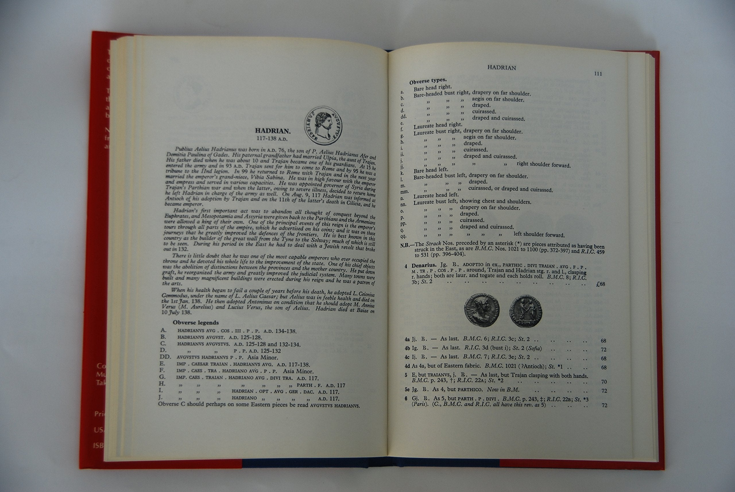Roman Silver Coins: Tiberius to Commodus, Vol. 2.,Used