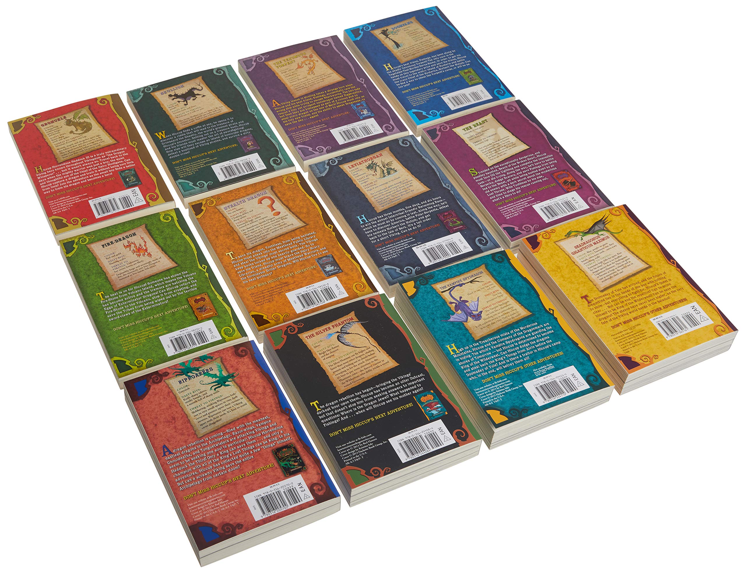 How to Train Your Dragon: The Complete Series: Paperback Gift Set,New