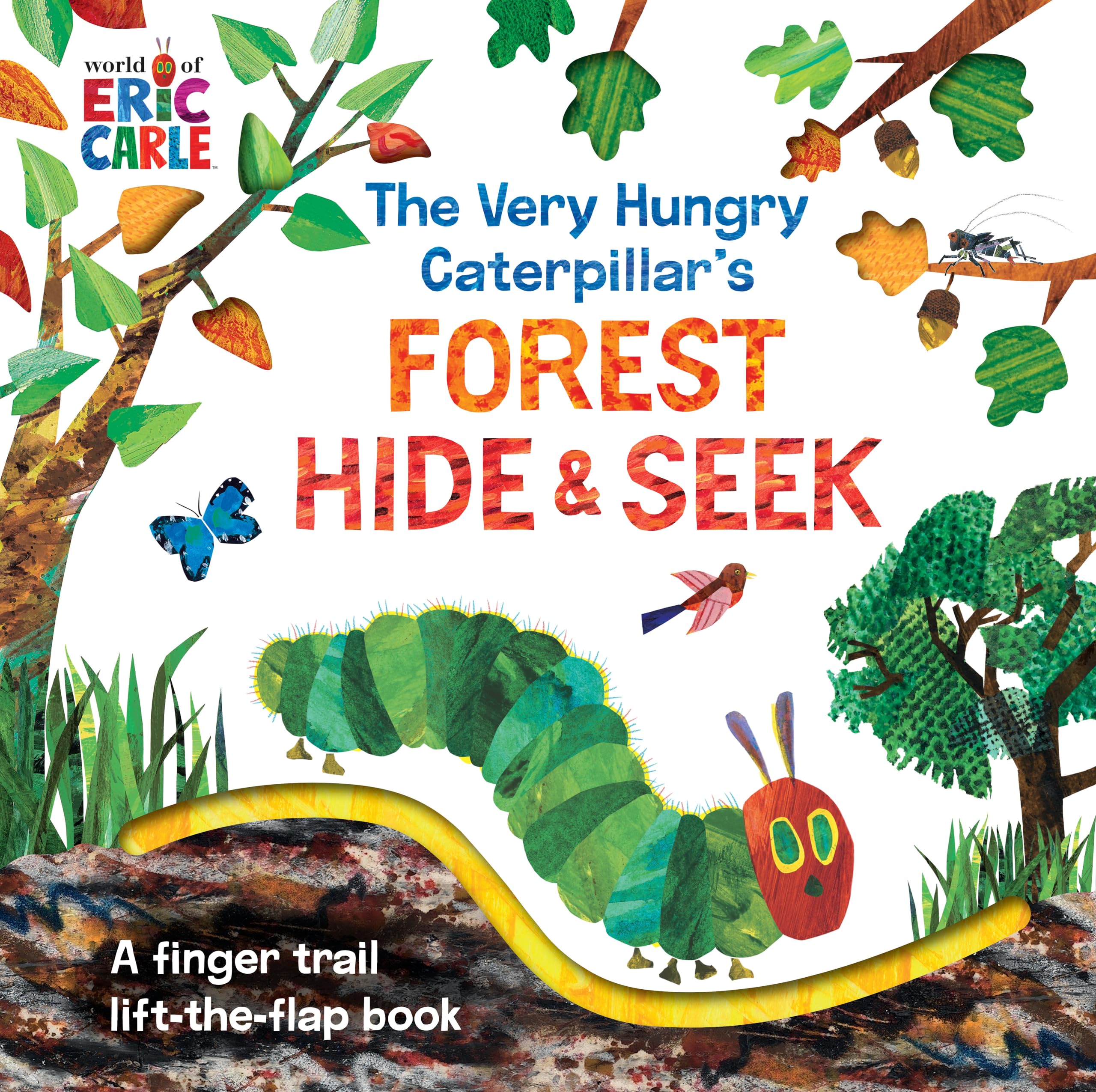 The Very Hungry Caterpillar's Forest Hide & Seek: A Finger Trail LifttheFlap Book (The World of Eric Carle),New