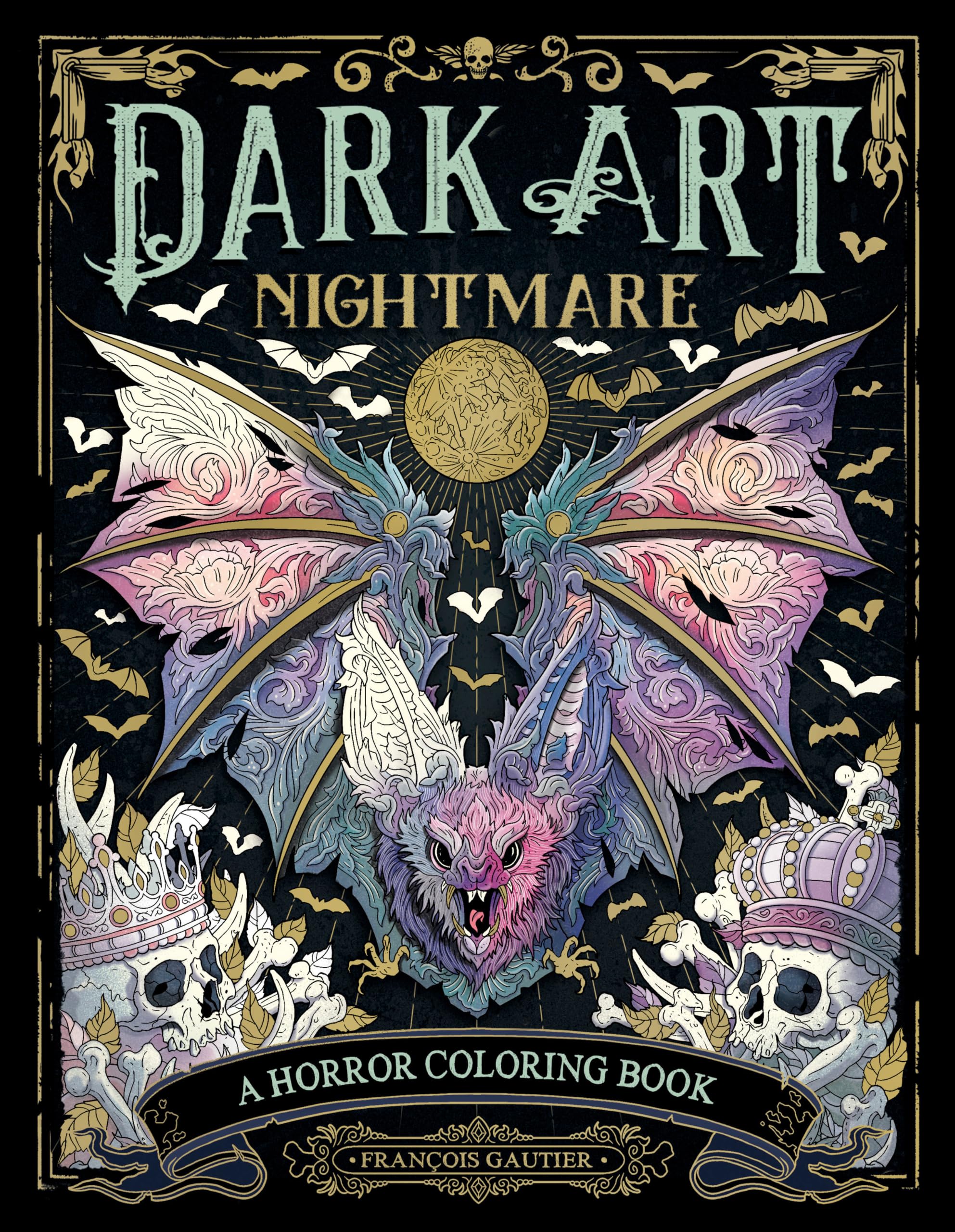 Dark Art Nightmare (Dark Art Coloring),New