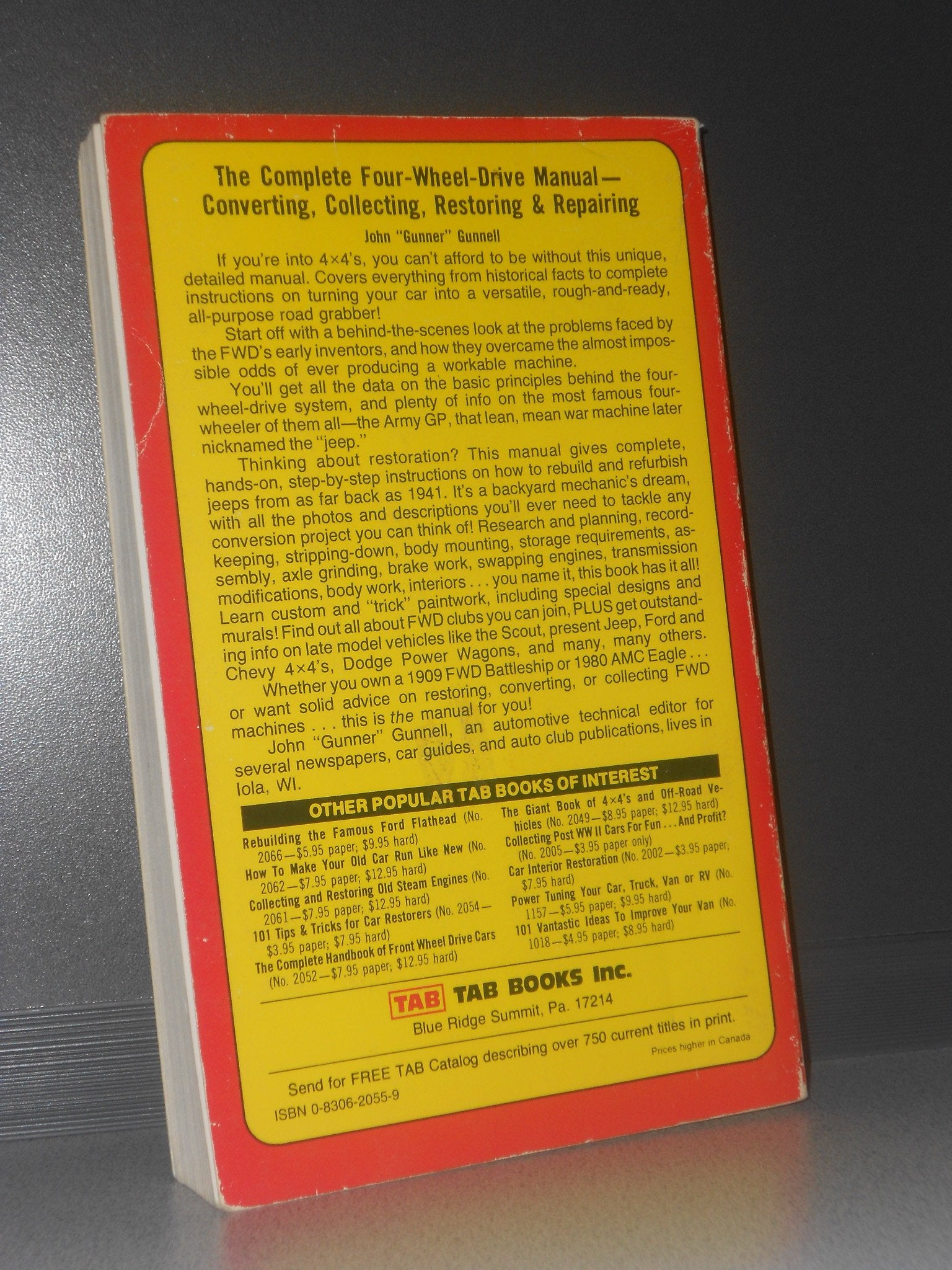 The Complete FourWheelDrive Manual: Converting, Collecting, Restoring and Repairing,Used