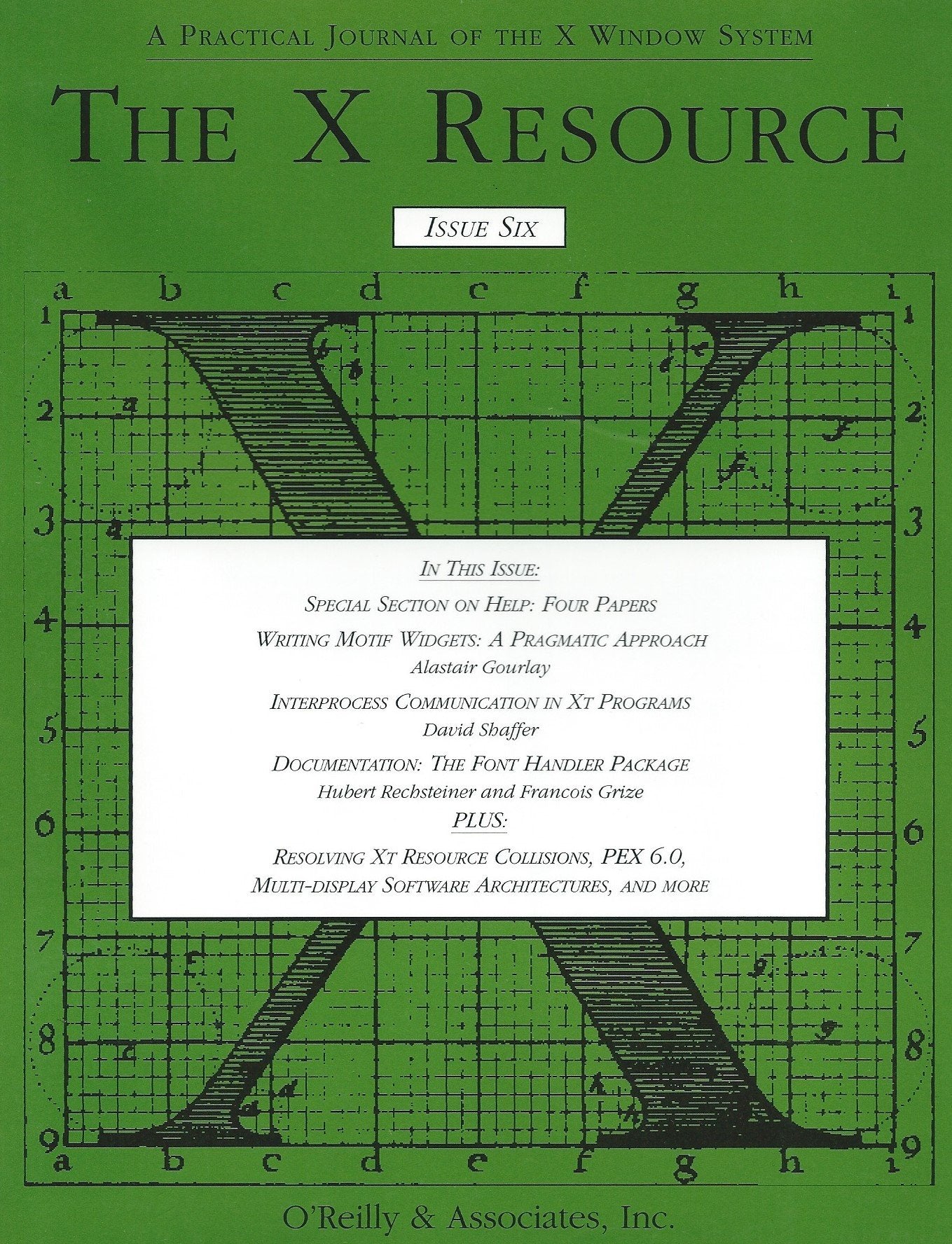 The X Resource (A Practical Journal of the X Window System),Used