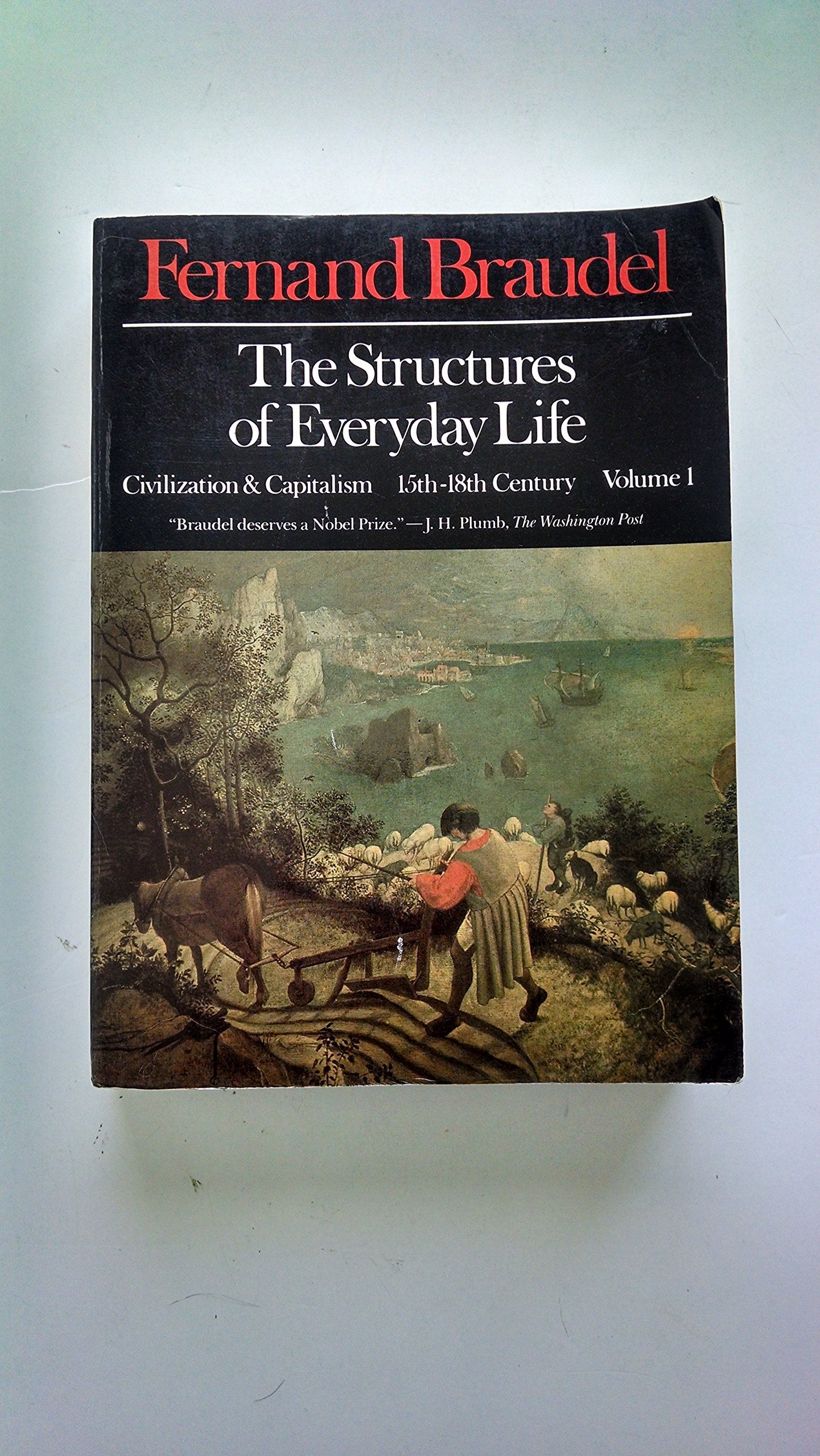 The Structures Of Everyday Life: Civilization And Capitalism, 15Th18Th Century, Vol. 1,Used