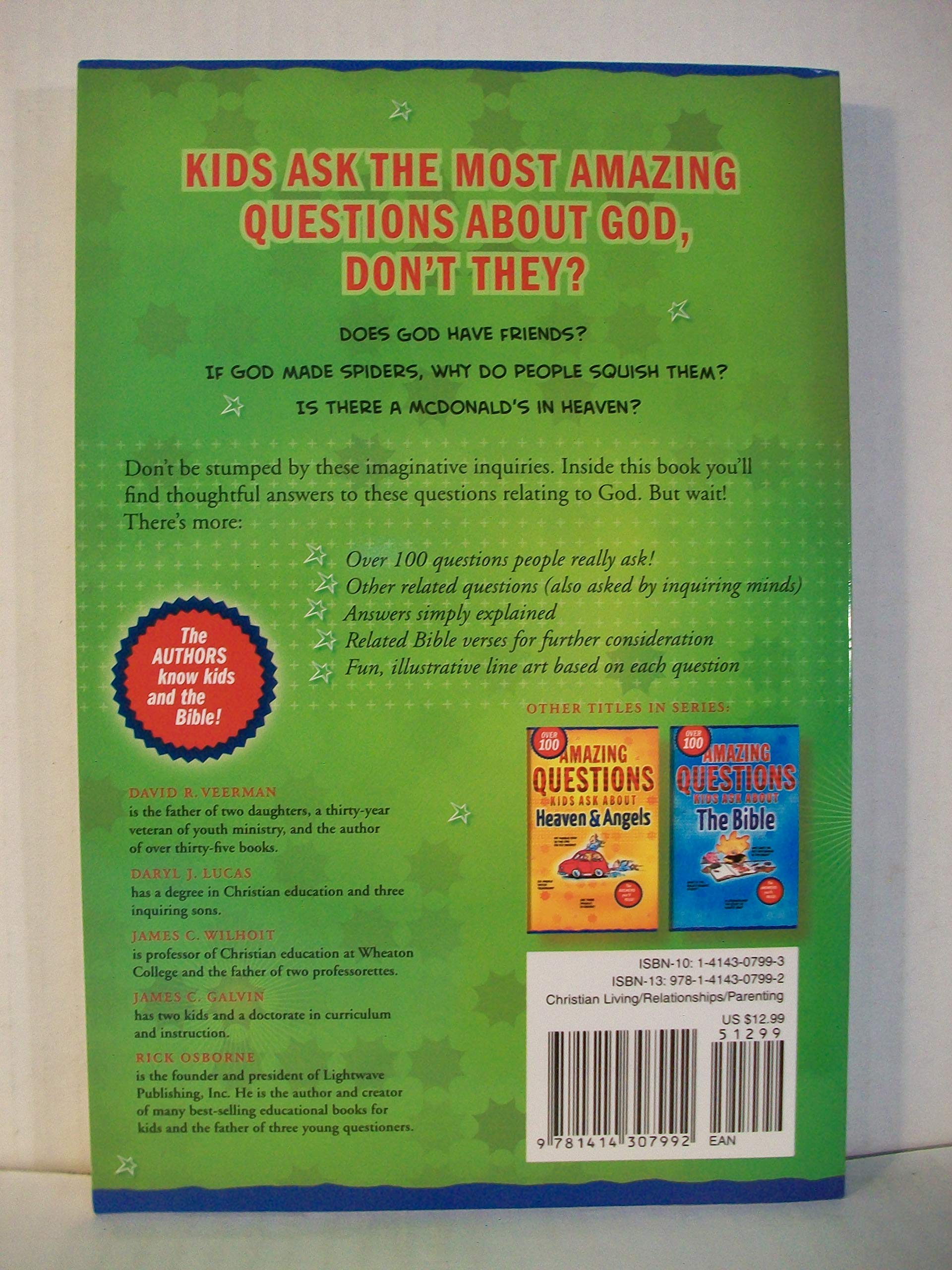 Amazing Questions Kids Ask about God (Questions Children Ask),Used