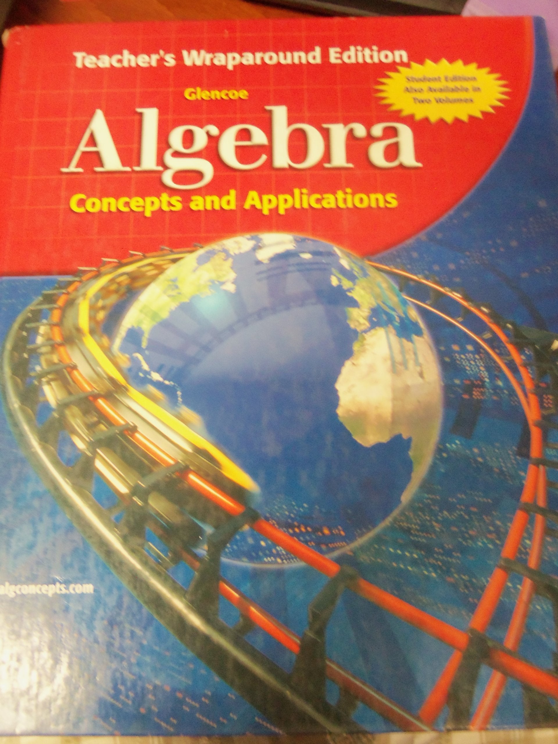 Algebra Concepts and Applications: Teachers Wraparound Edition,Used