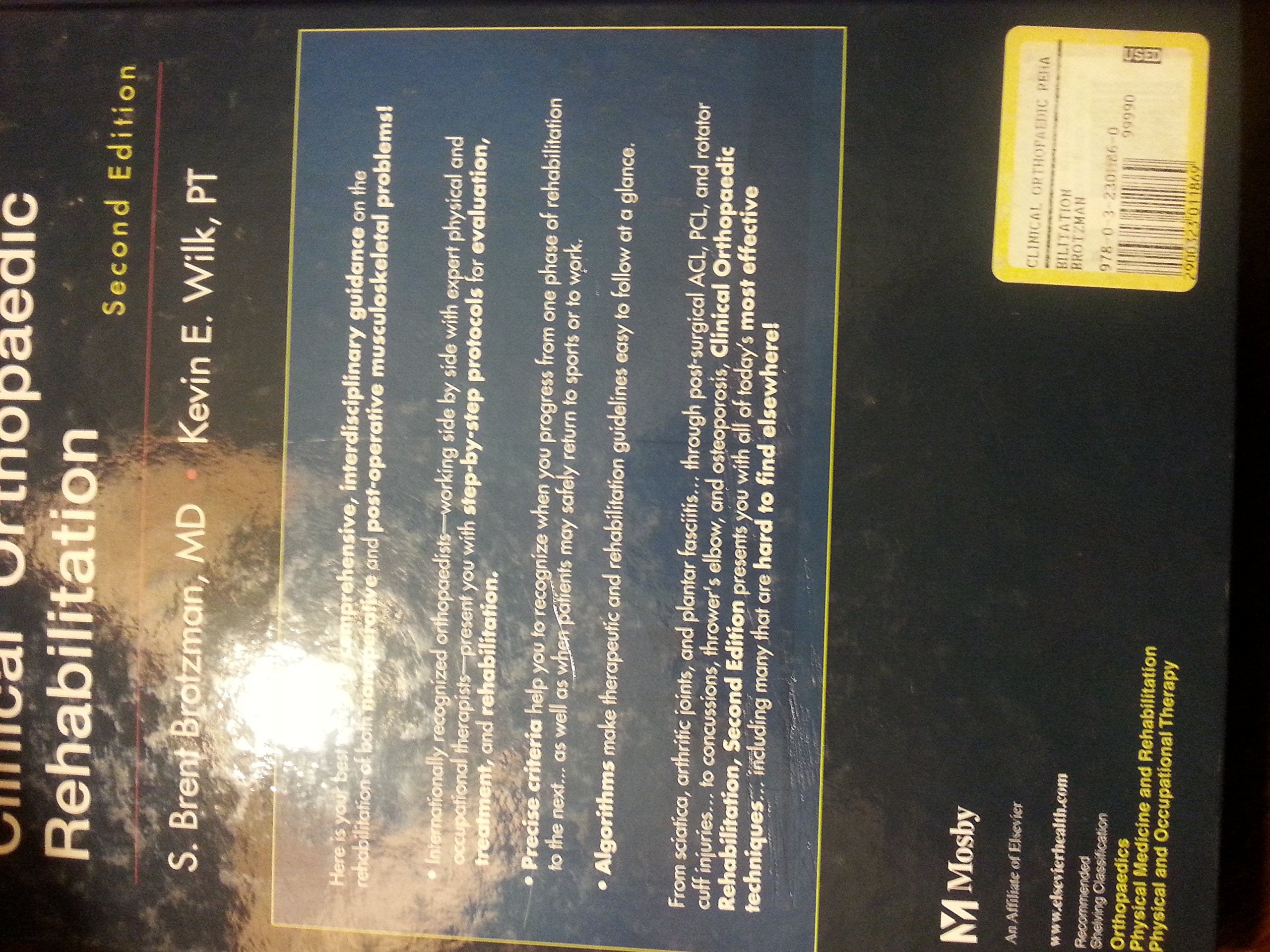 Clinical Orthopaedic Rehabilitation, 2nd Edition,New