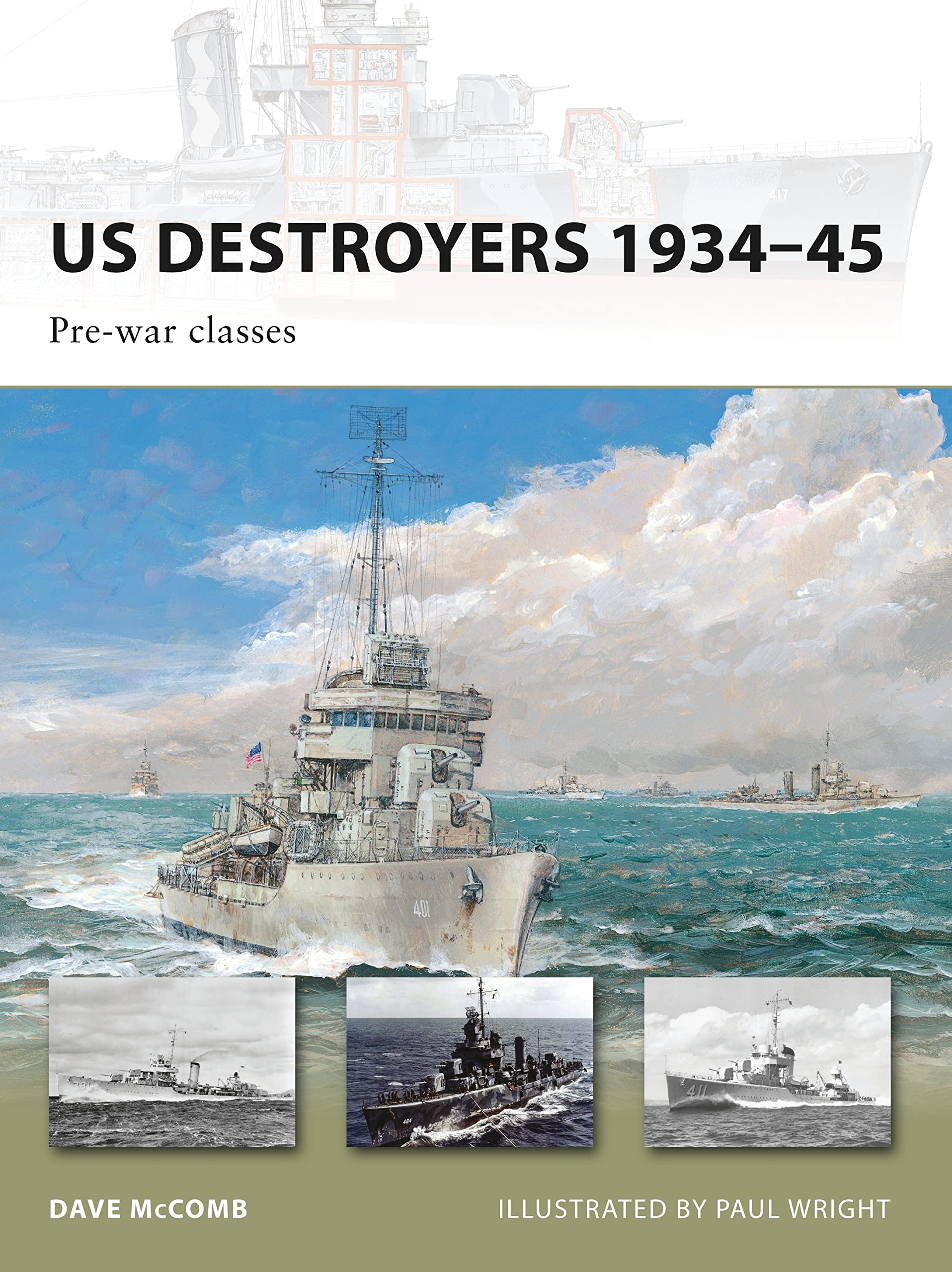 US Destroyers 193445: Prewar classes (New Vanguard),Used