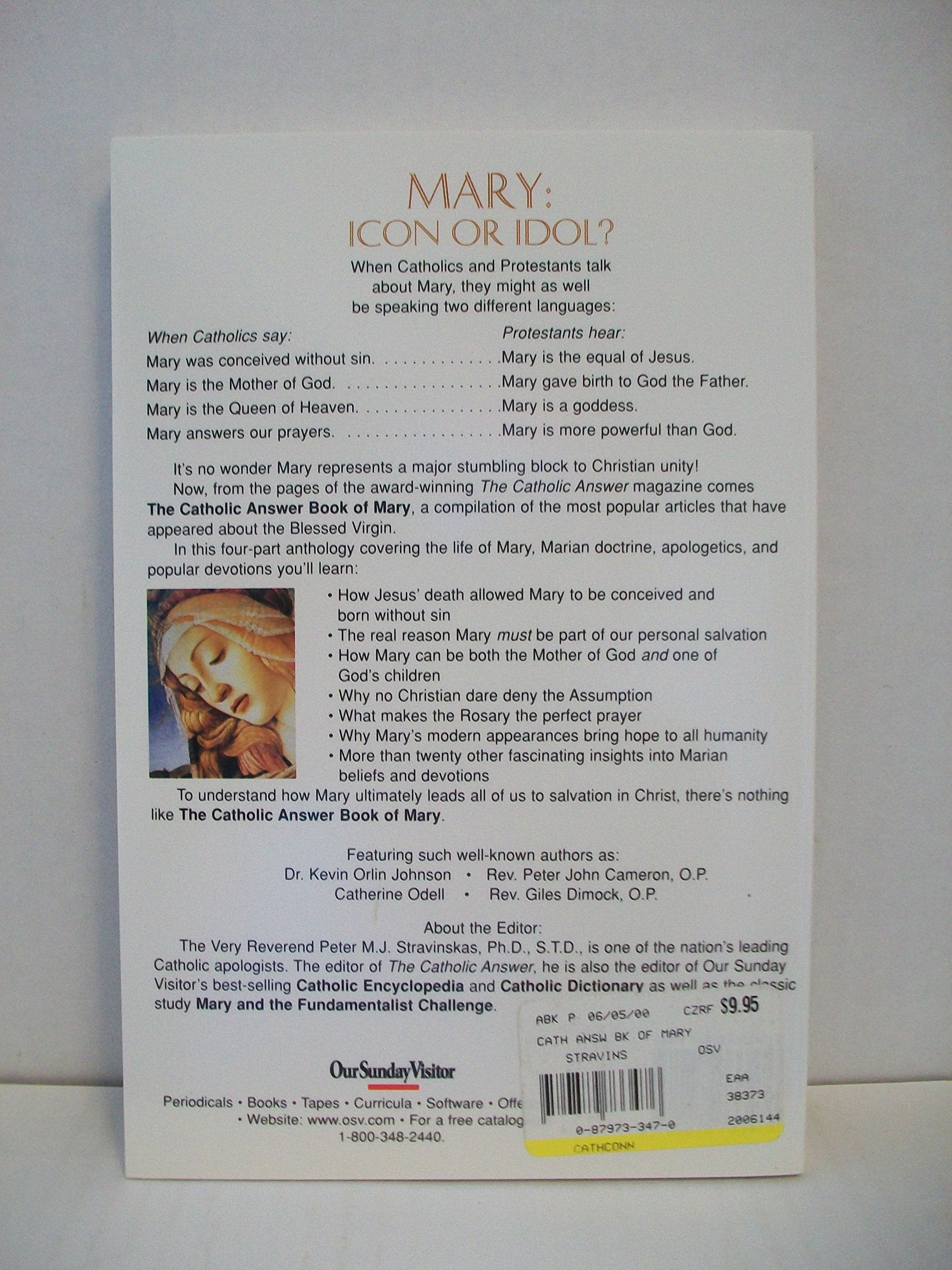 The Catholic Answer Book of Mary,Used