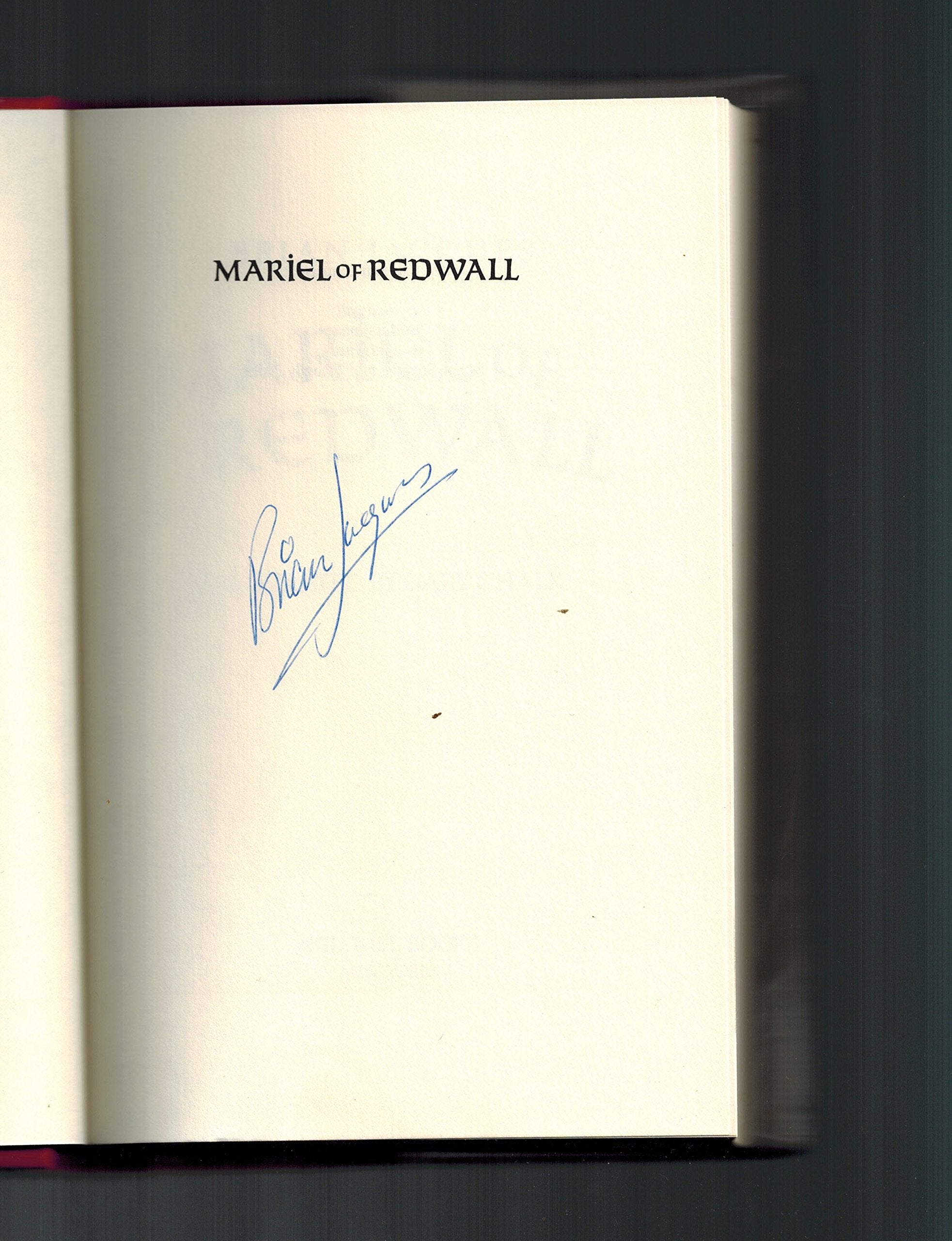 Mariel Of Redwall,Used
