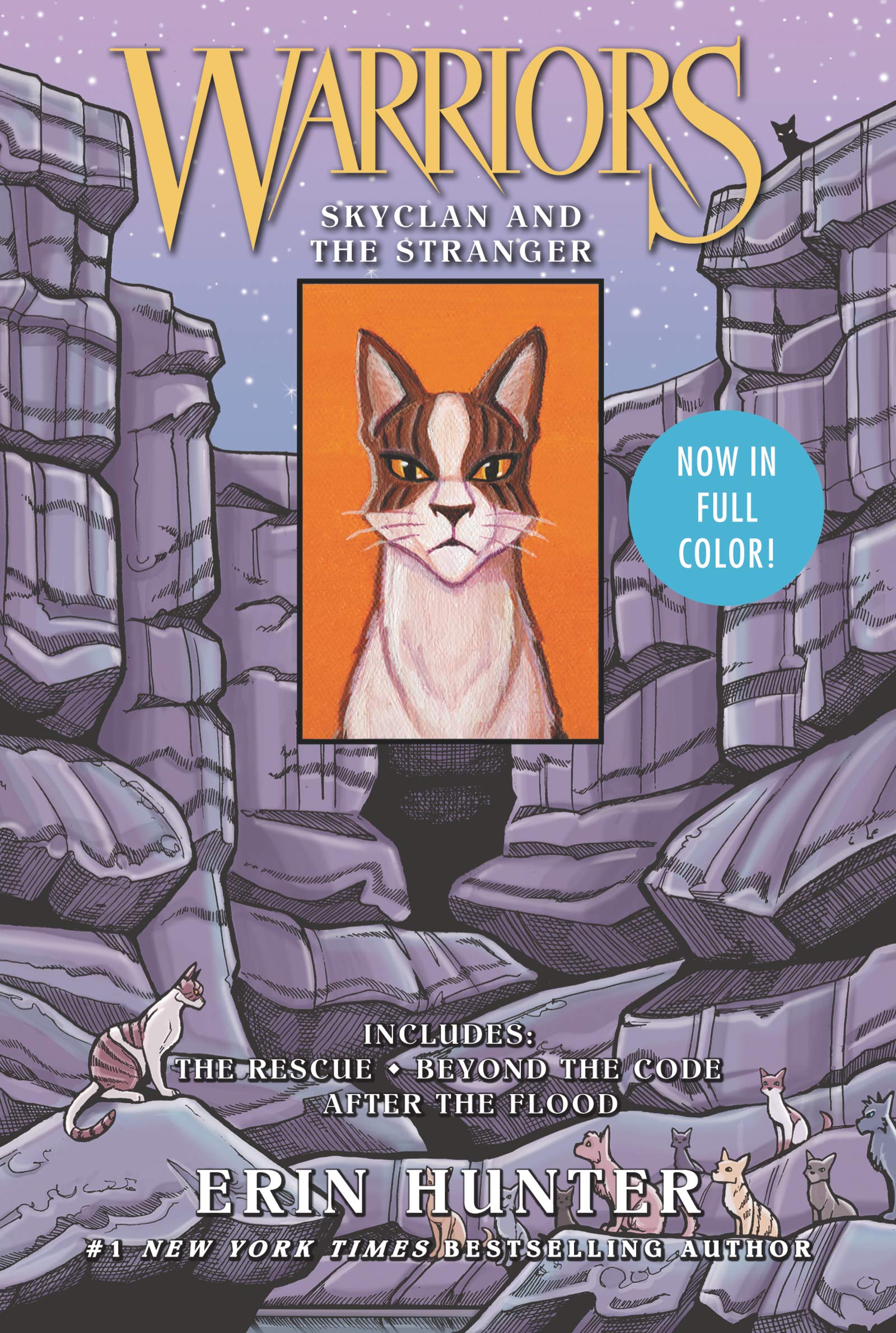 Warriors: SkyClan and the Stranger: 3 FullColor Warriors Books in 1,Used