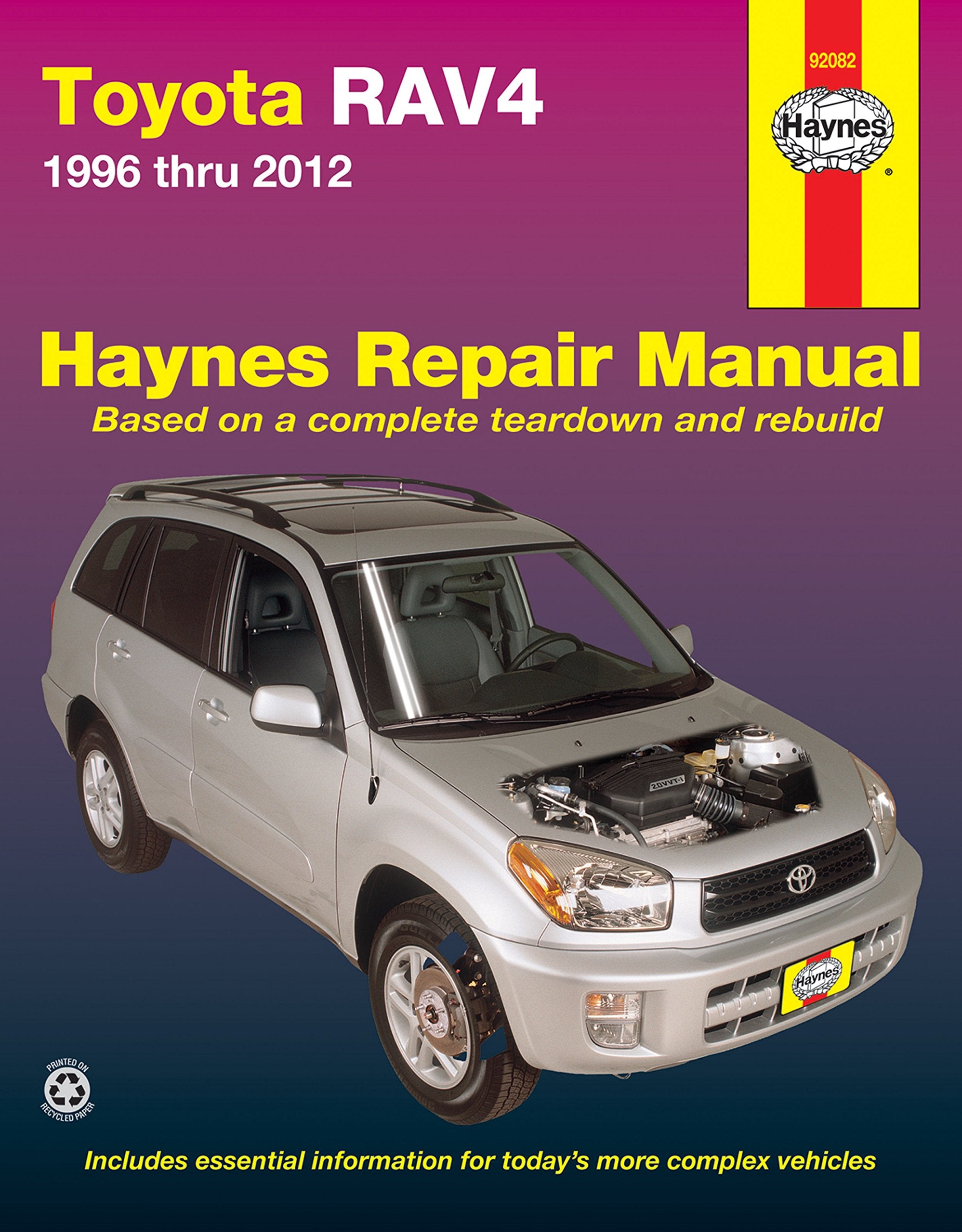 Toyota RAV4 (9612) Haynes Repair Manual (USA) (Paperback),Used