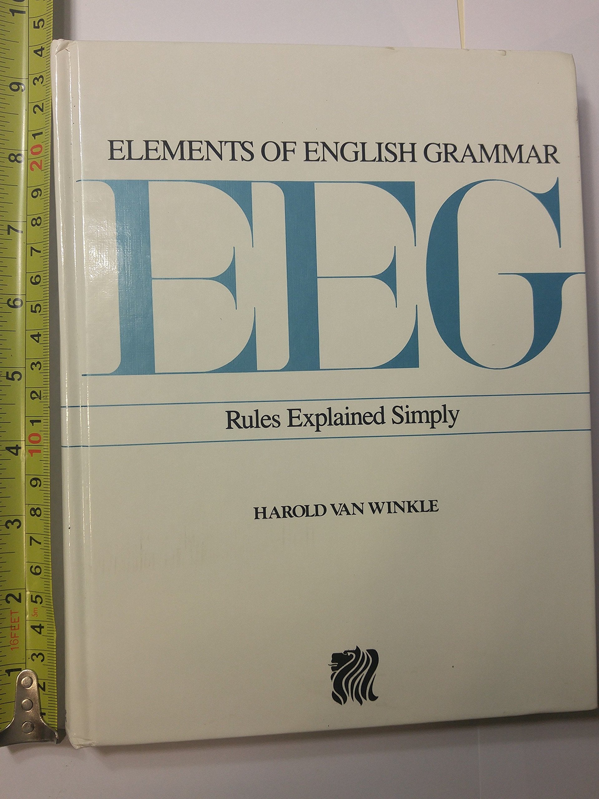 Elements Of English Grammar: Rules Explained Simply,Used