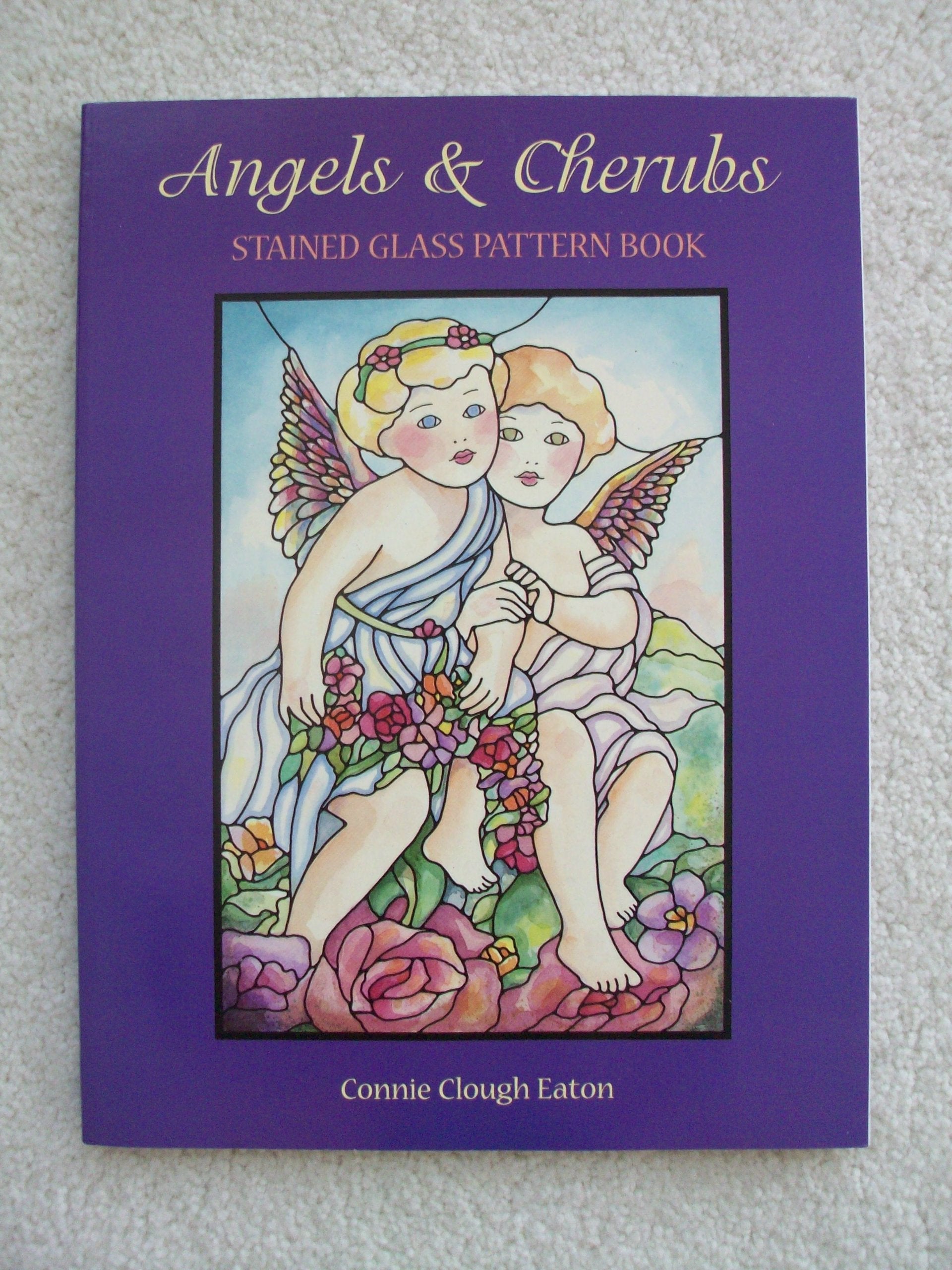 Angels and Cherubs Stained Glass Pattern Book (Dover Stained Glass Instruction),Used