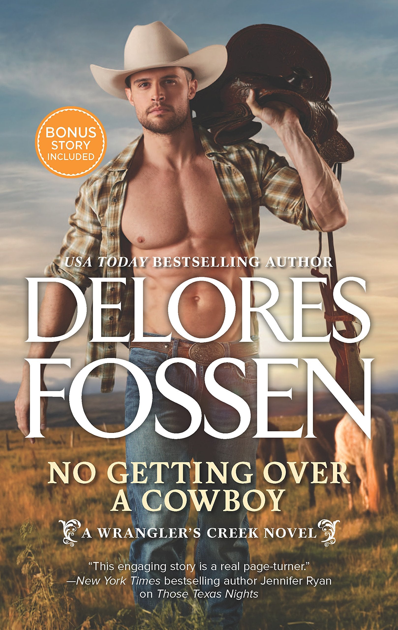 No Getting Over a Cowboy: A Western Romance Novel (A Wrangler's Creek Novel),Used