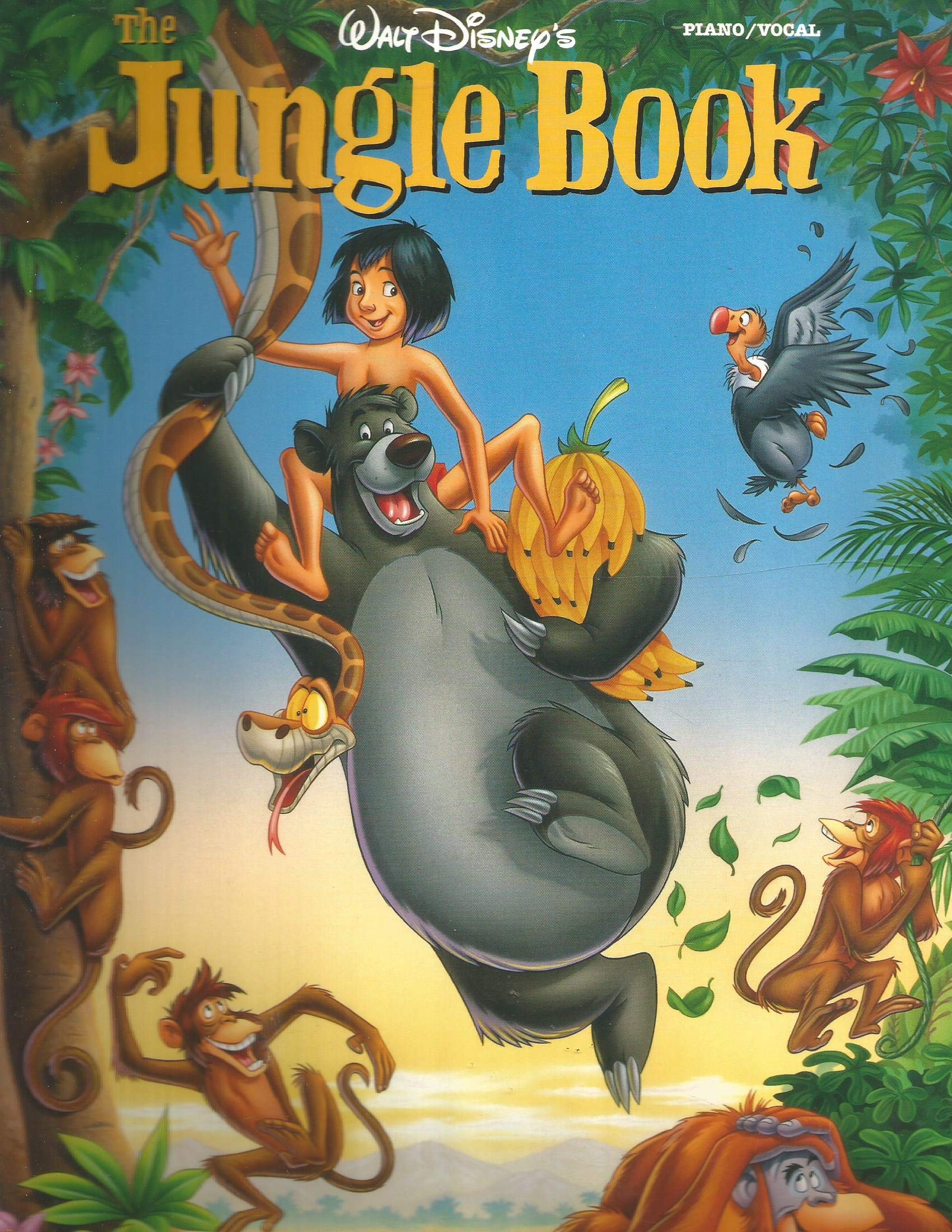 Walt Disney's The Jungle Book, Piano/Songbook Edition,Used