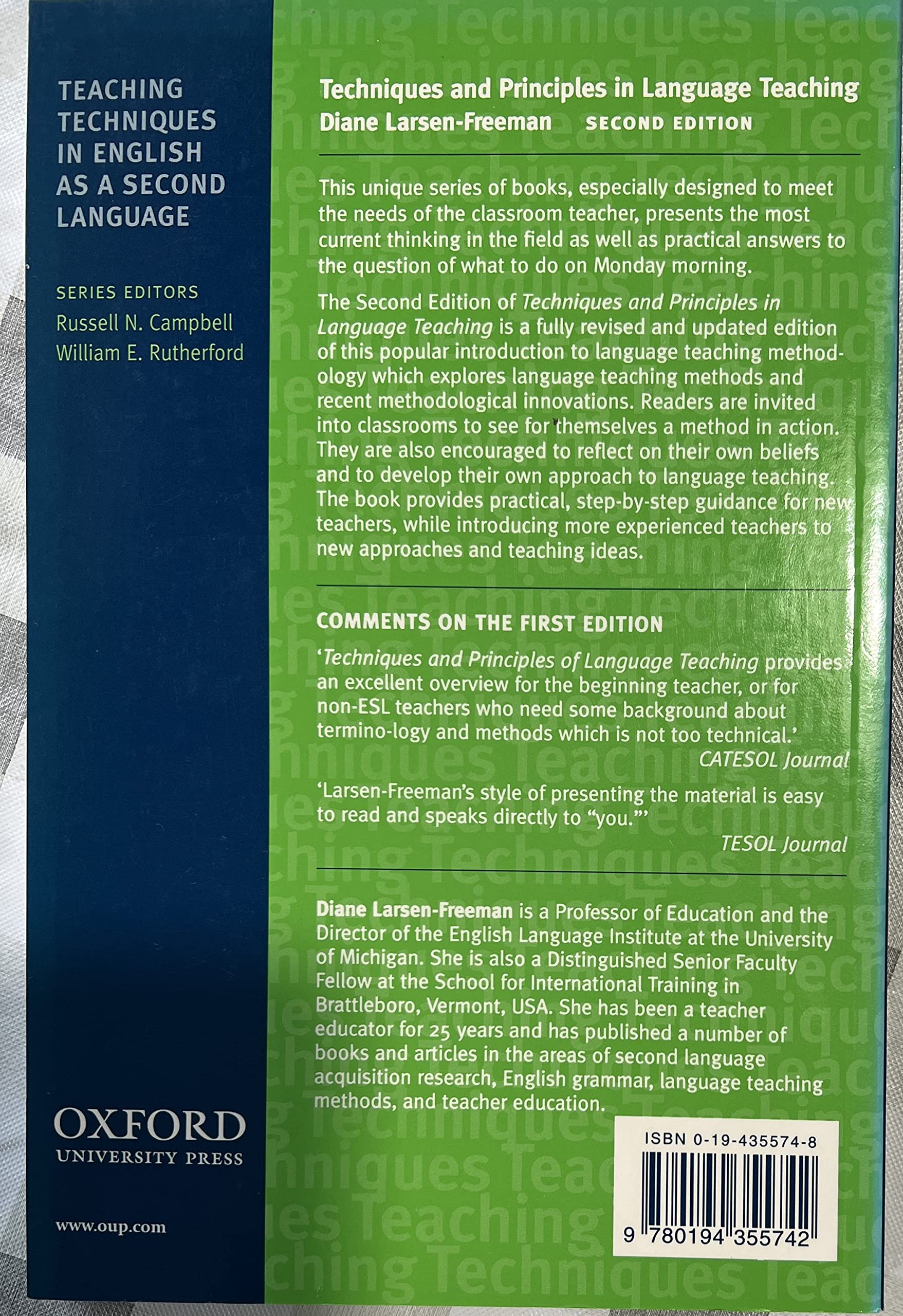 Techniques and Principles in Language Teaching,Used