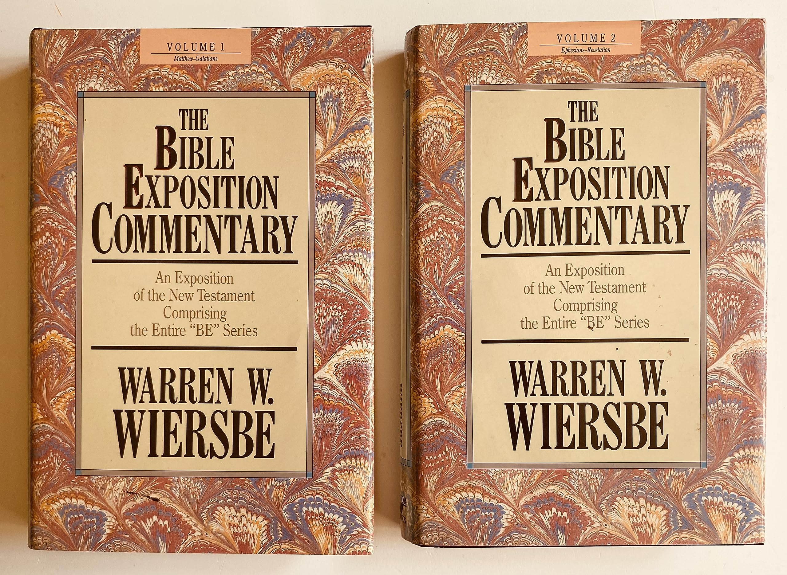 Bible Exposition Commentary Set (Volumes 1 & 2),Used