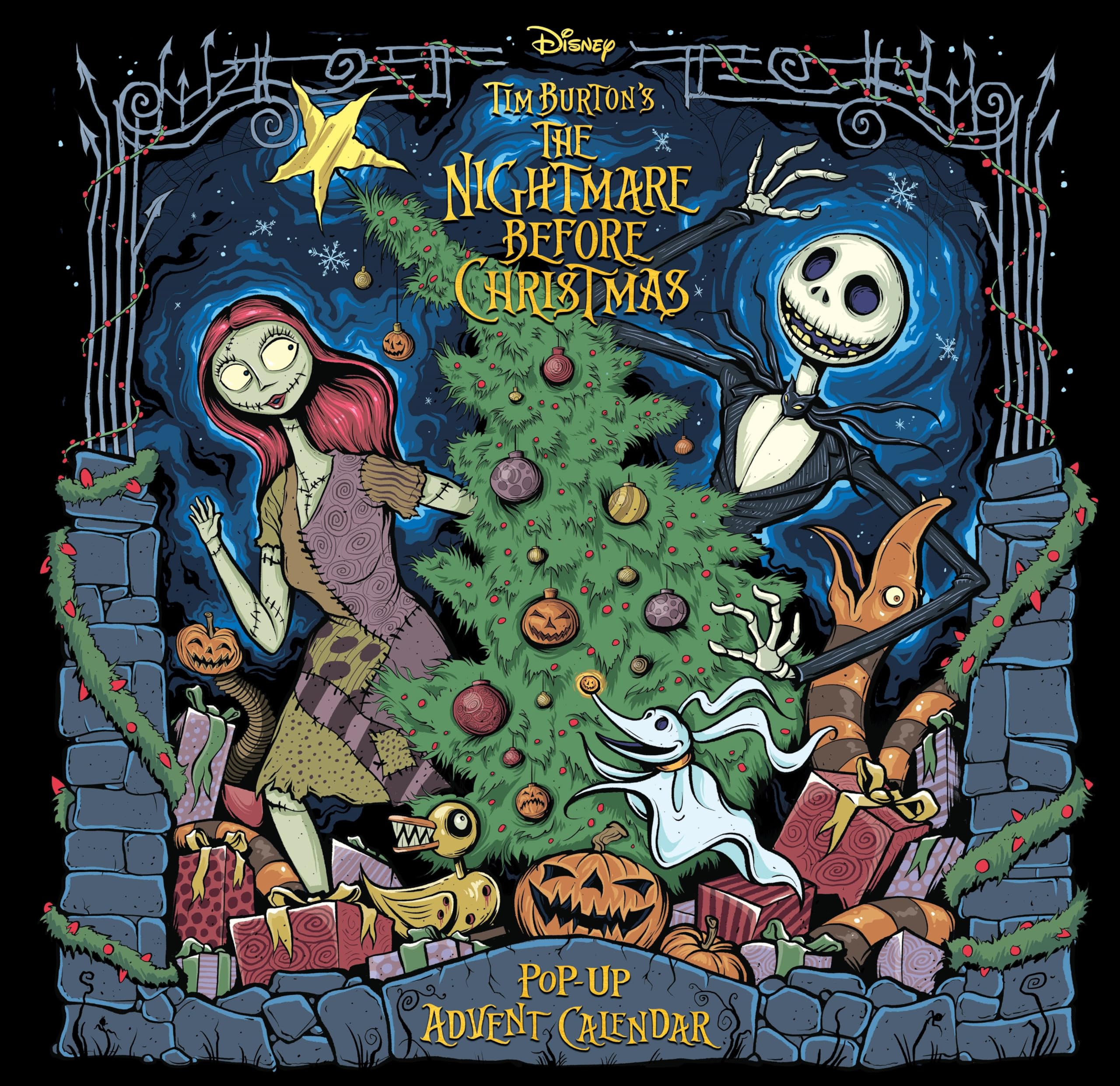 The Nightmare Before Christmas: Advent Calendar and PopUp Book,Used
