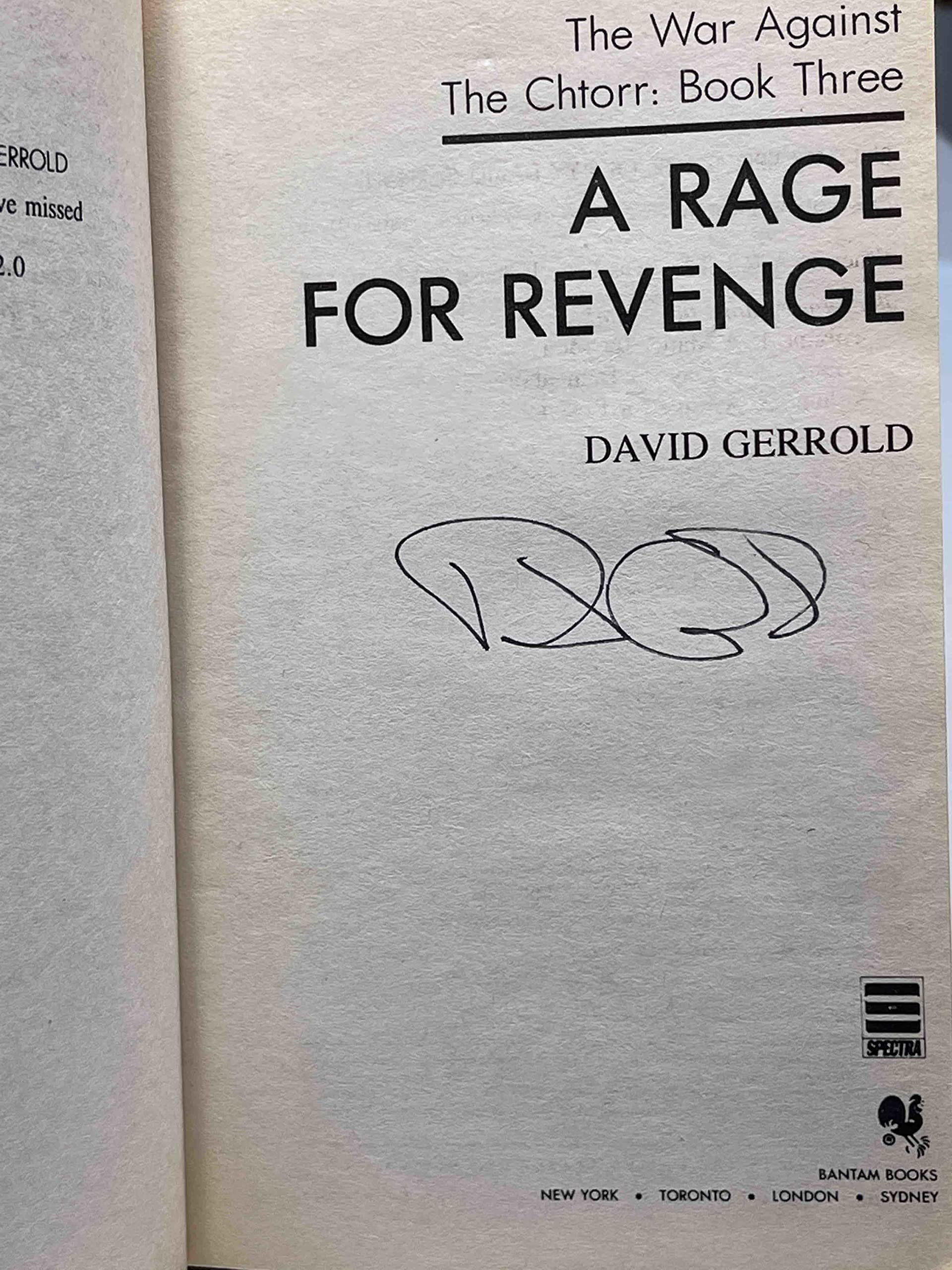 A Rage For Revenge (War Against The Chtorr, Book 3),Used